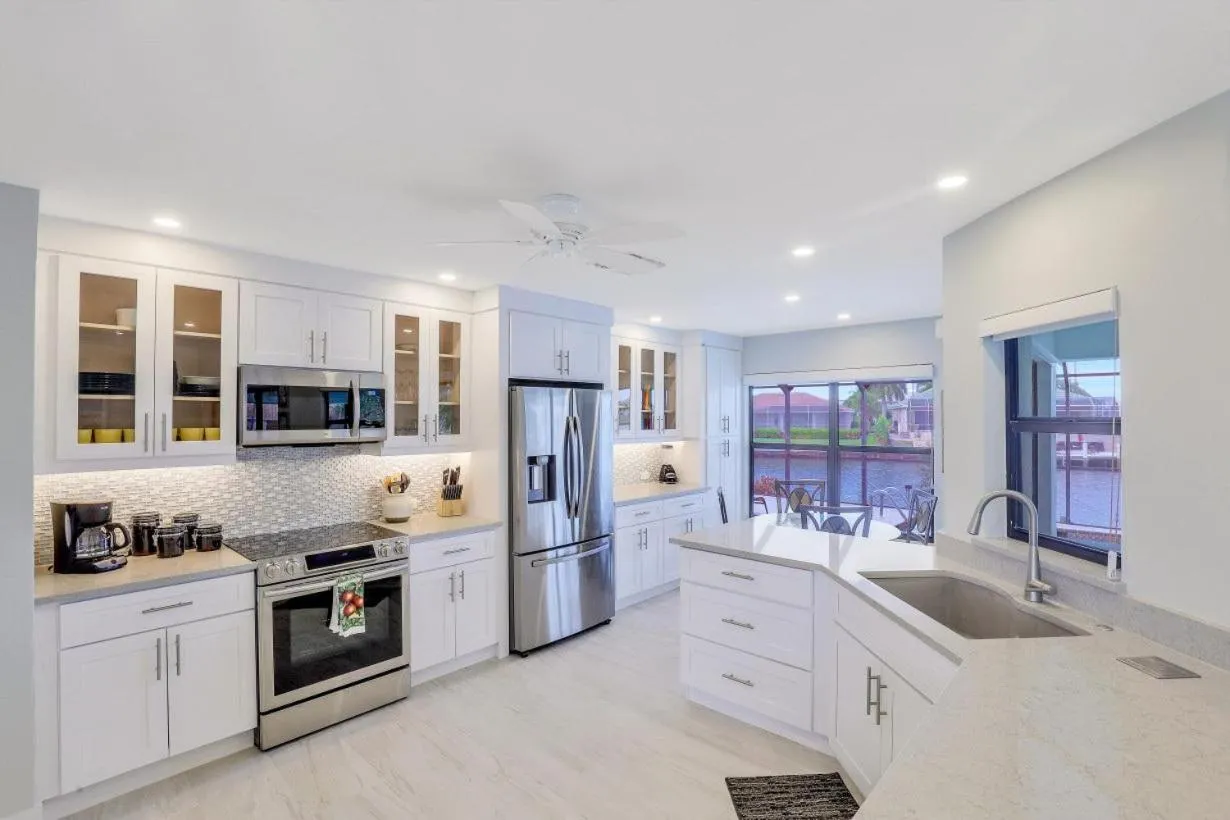 Pet-friendly waterfront home on key lot with view