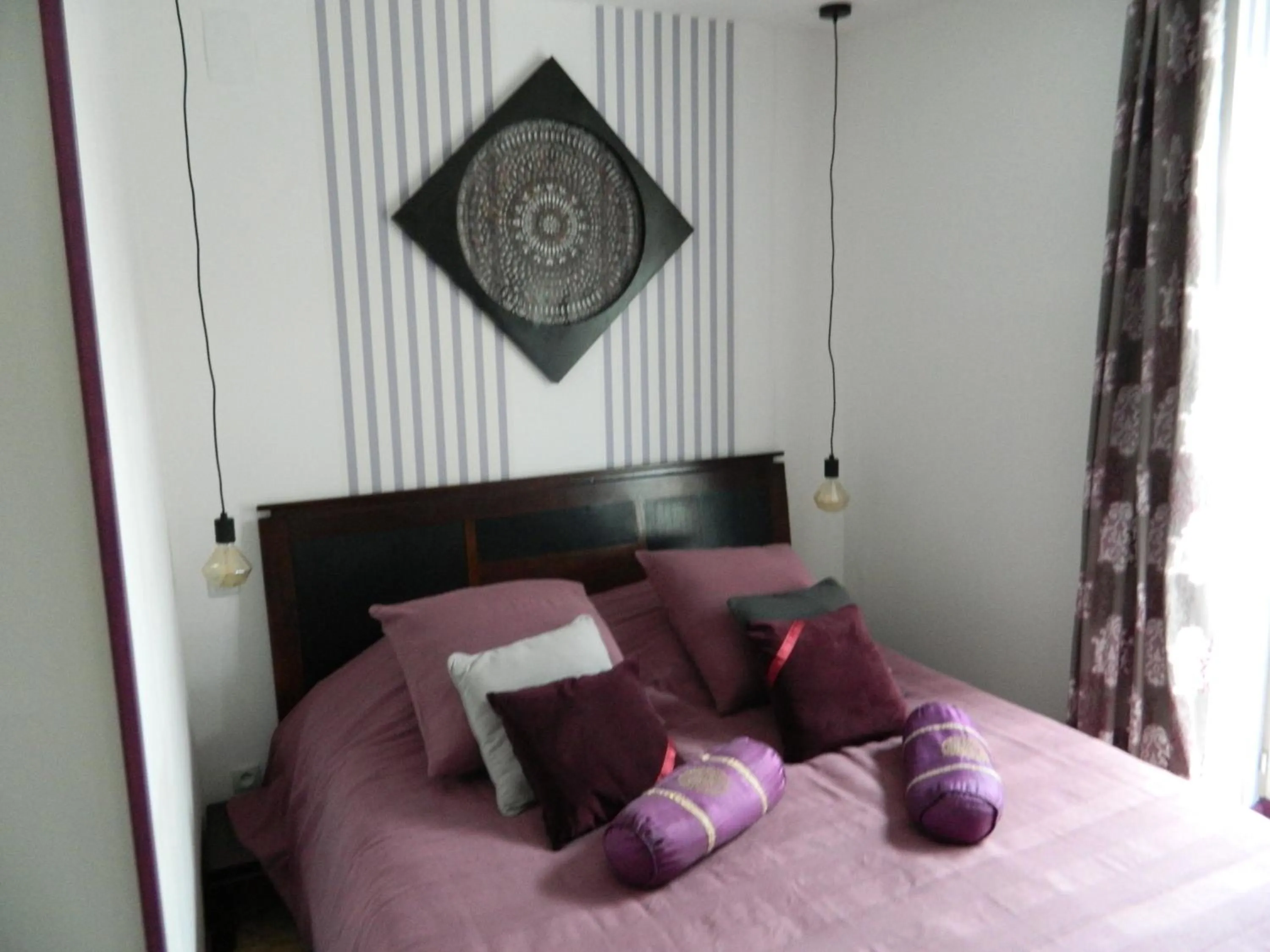 Bed in Chambres d'hôtes La Fougereuse