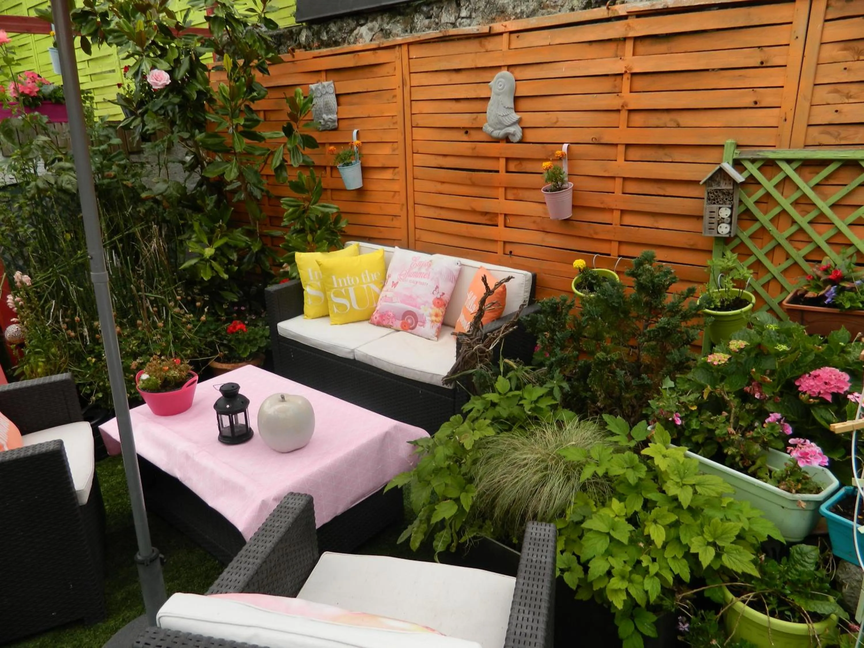 Patio in Chambres d'hôtes La Fougereuse