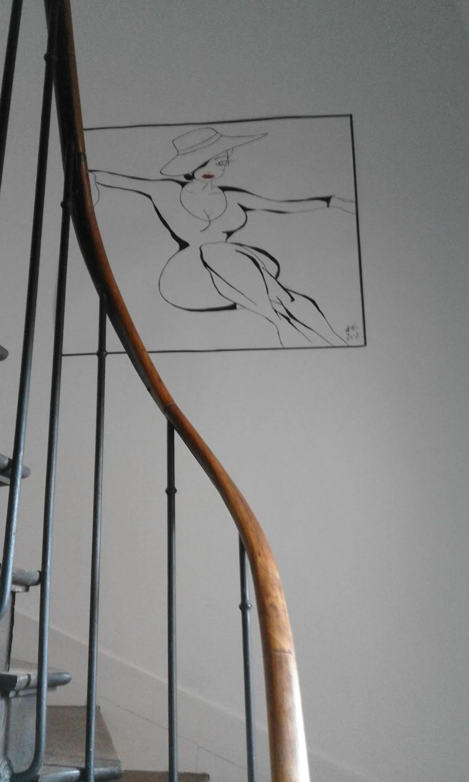 Decorative detail in Alex Guest House