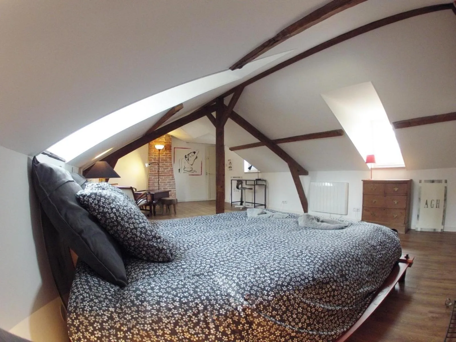 Bed in Alex Guest House