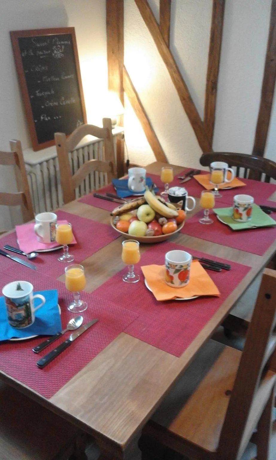 Continental breakfast in Alex Guest House