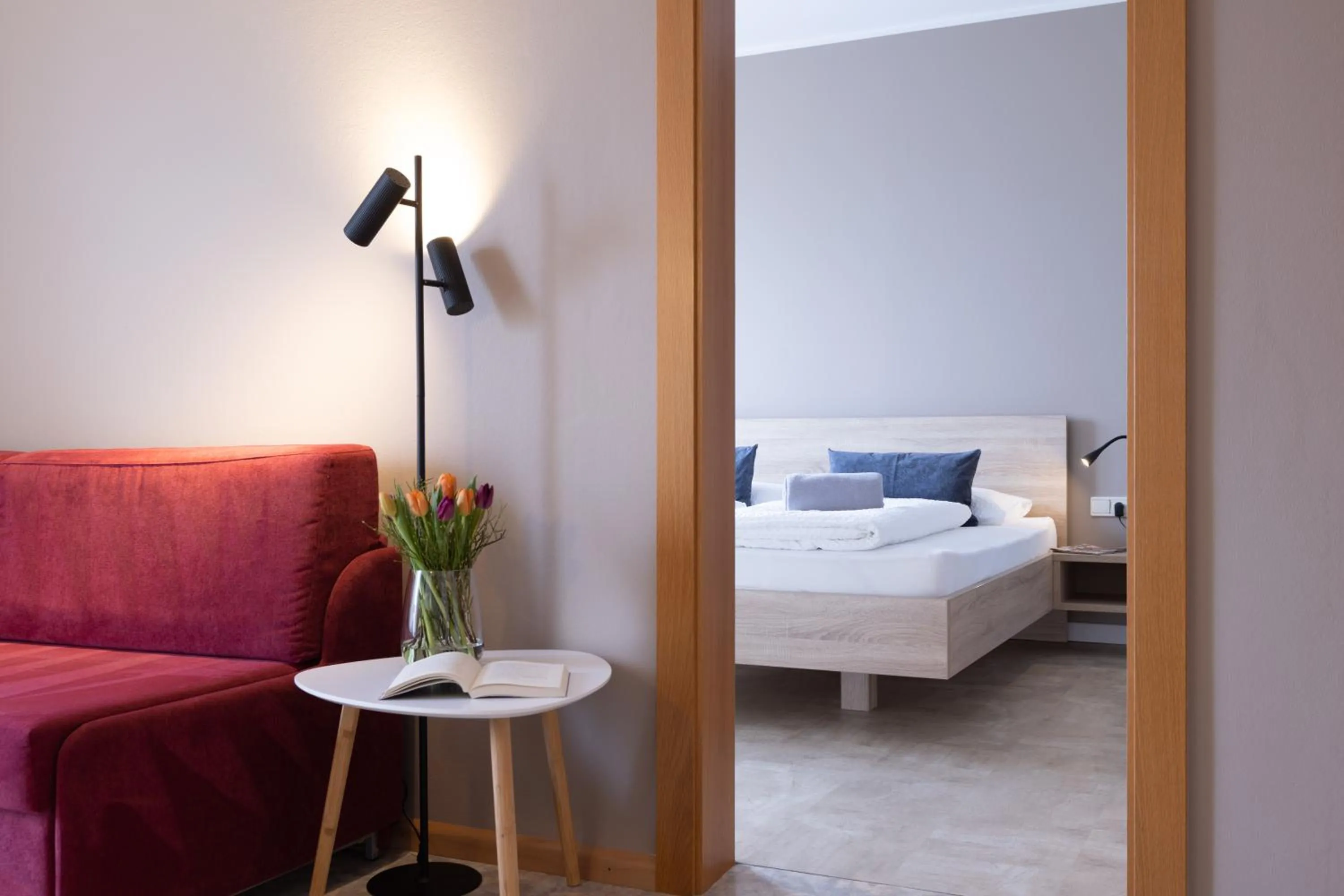 Photo of the whole room, Bed in Residence Margreth