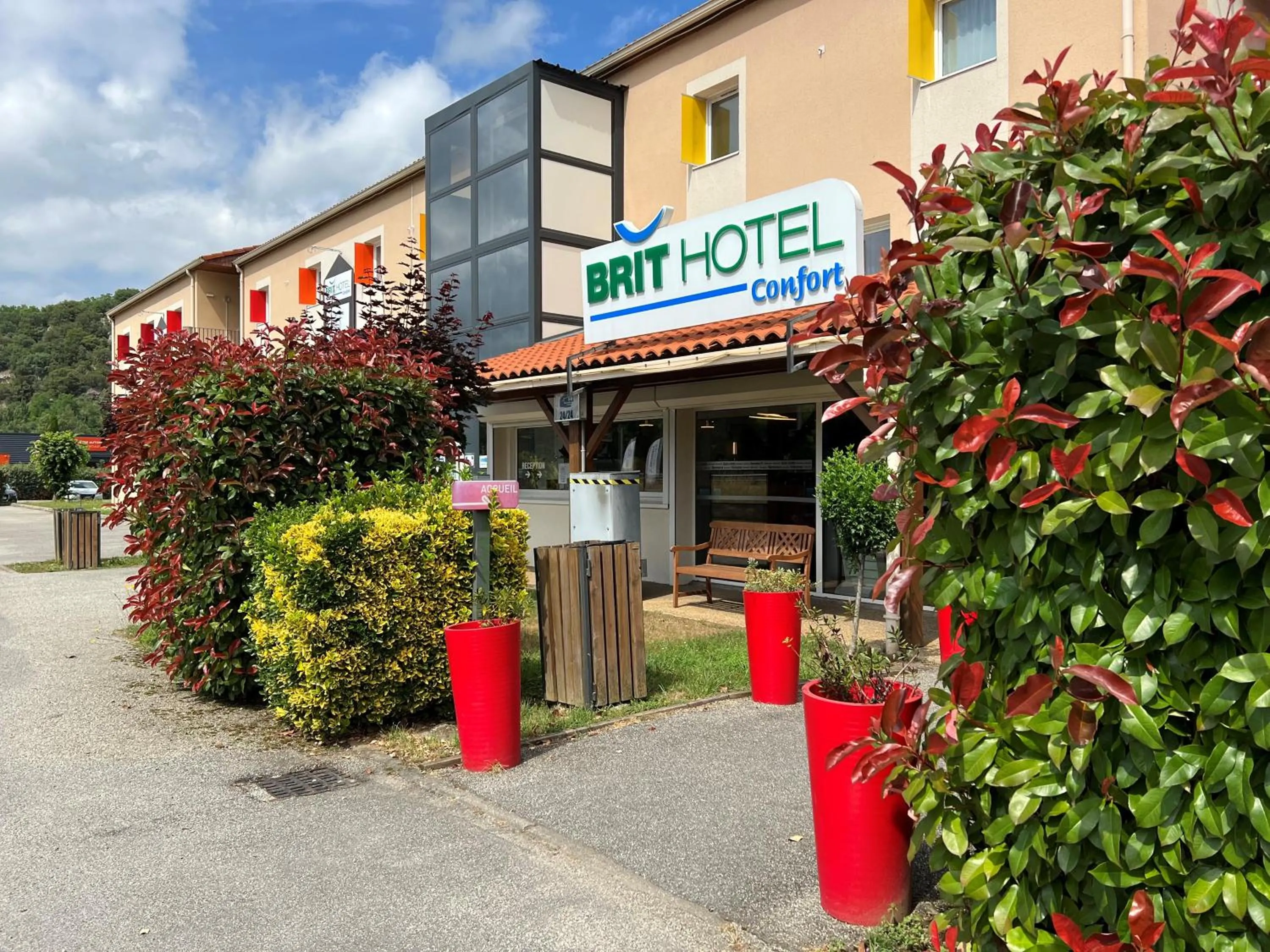 Property building in Brit Hotel Confort Foix