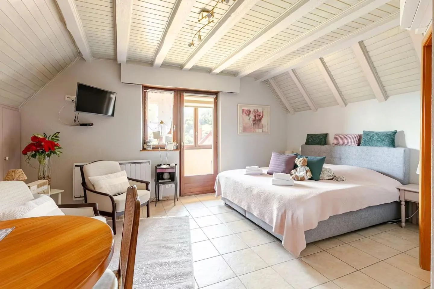 Bed in Chambre du Vigneron - Domaine Léon BLEESZ