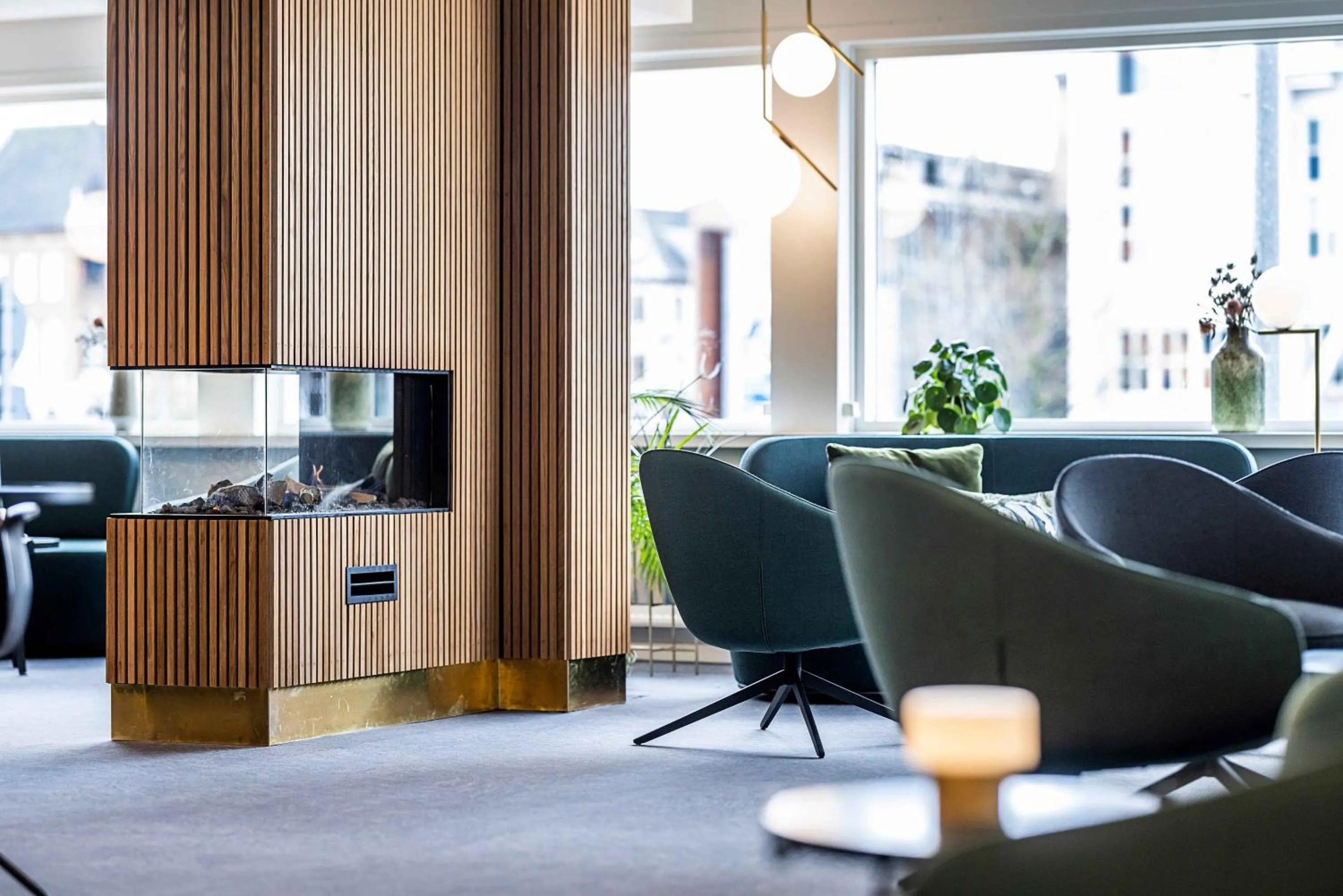 Lounge or bar in KOMPAS Hotel Aalborg