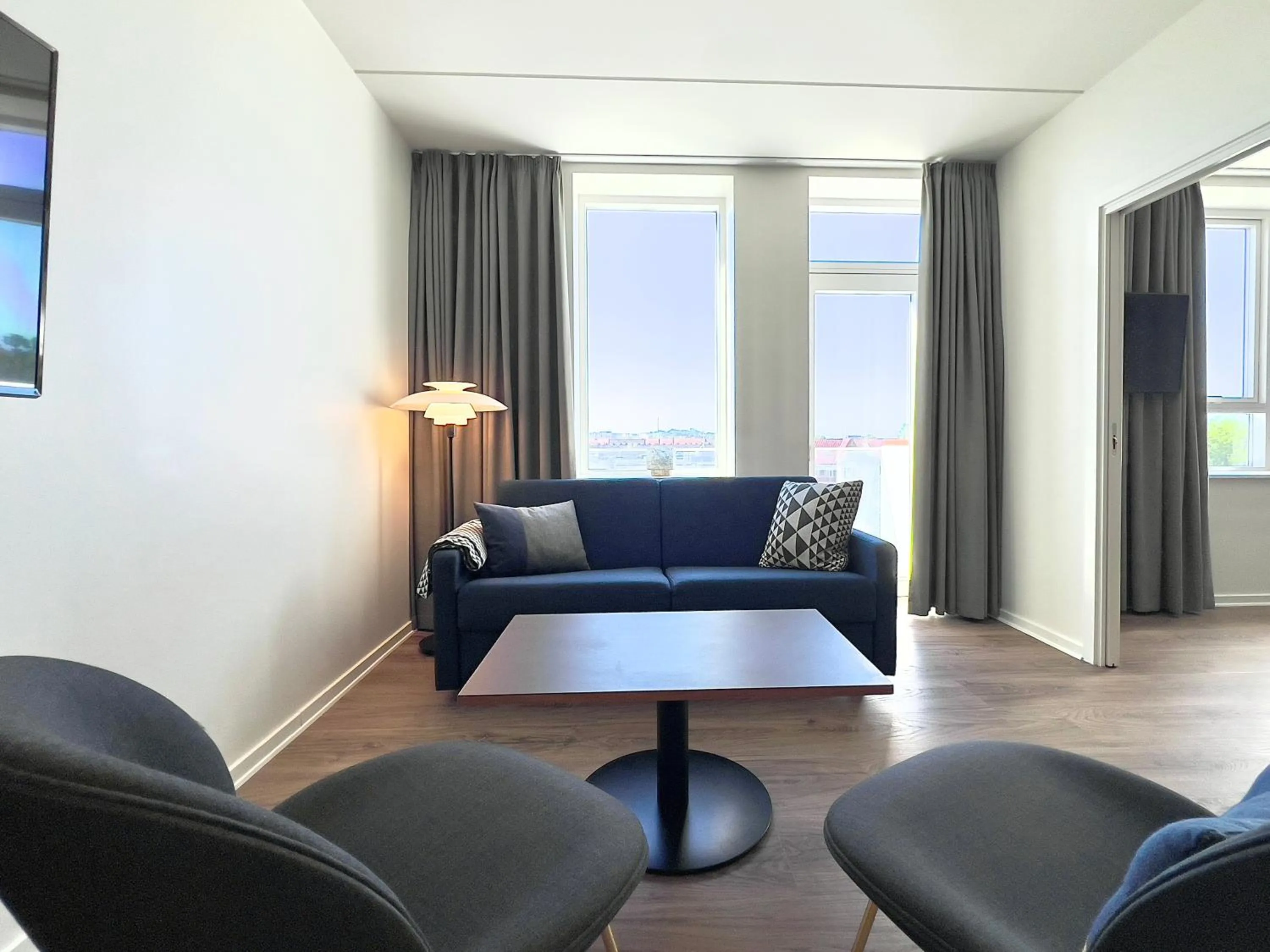 Living room in KOMPAS Hotel Aalborg