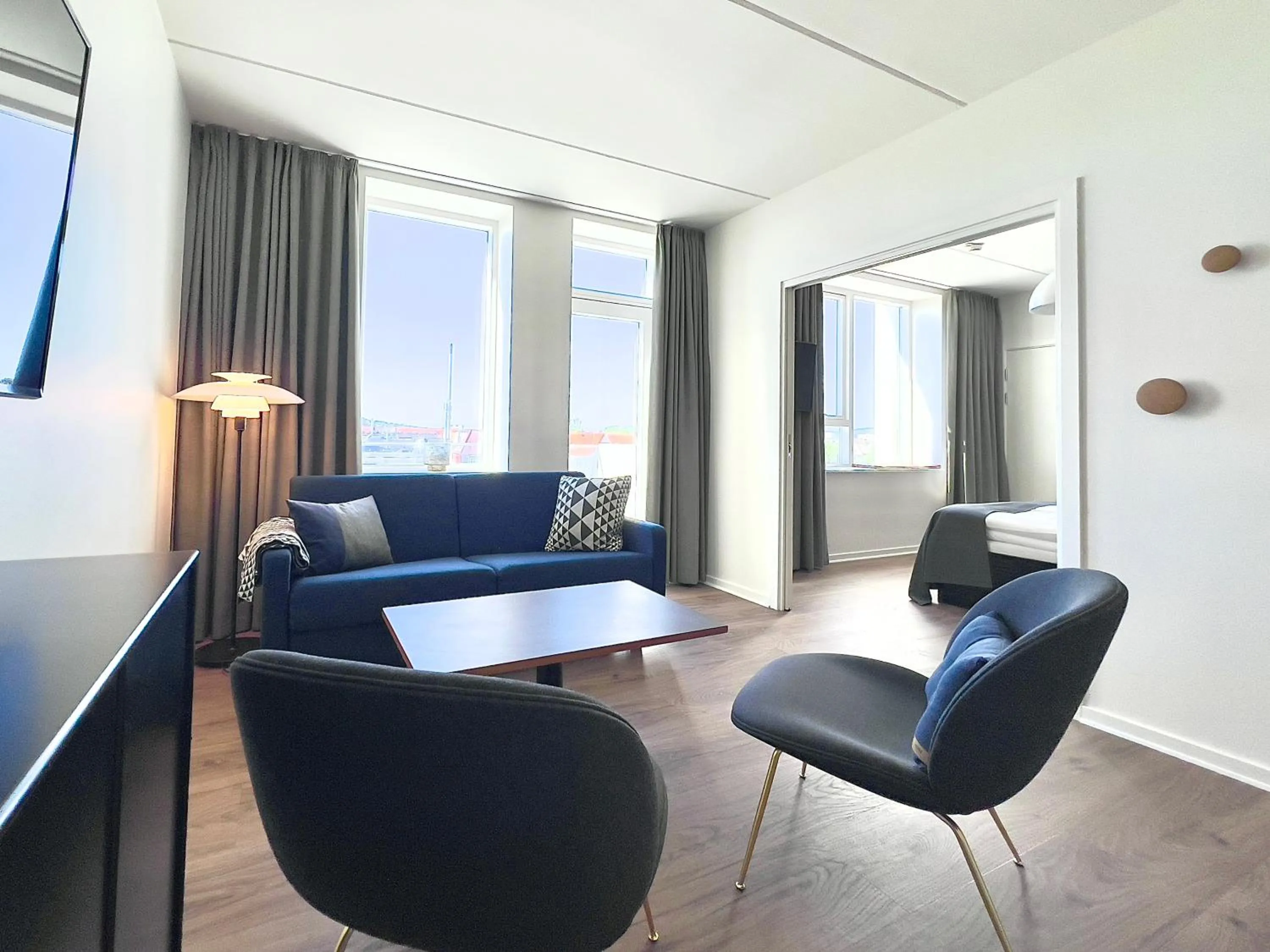 Living room in KOMPAS Hotel Aalborg