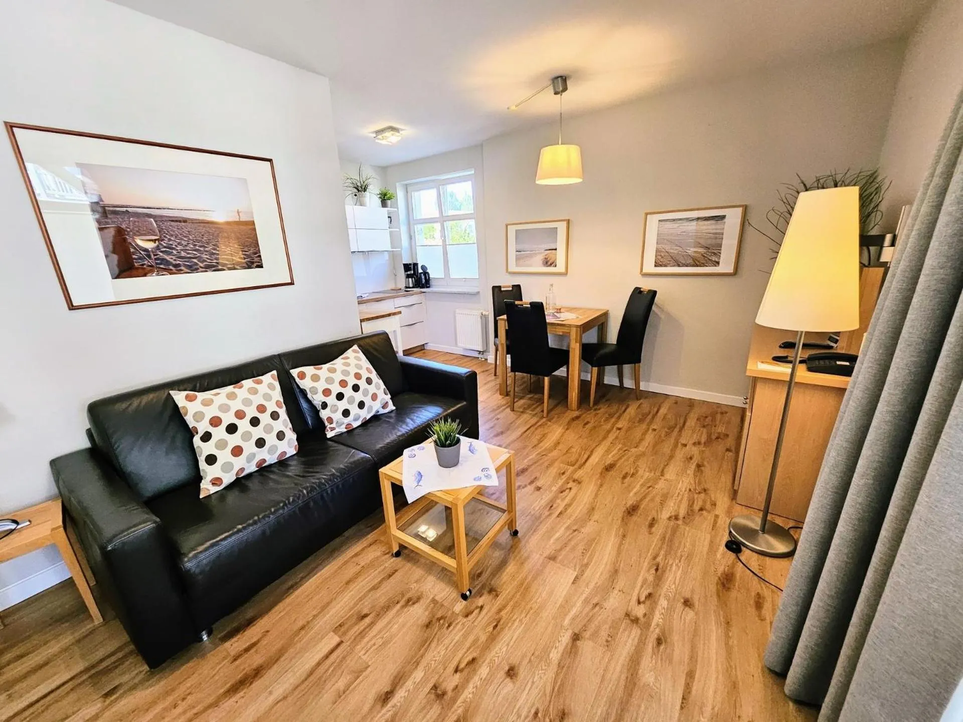 Living room in Am Weststrand Apartmenthaus Waldeck