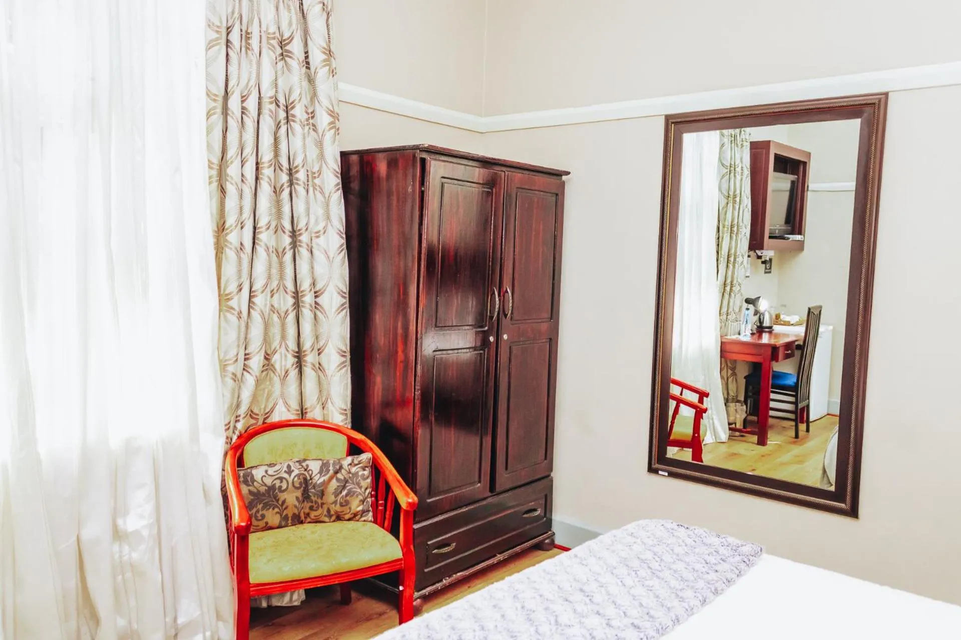 wardrobe, Bed in New England Guest House by Ilawu