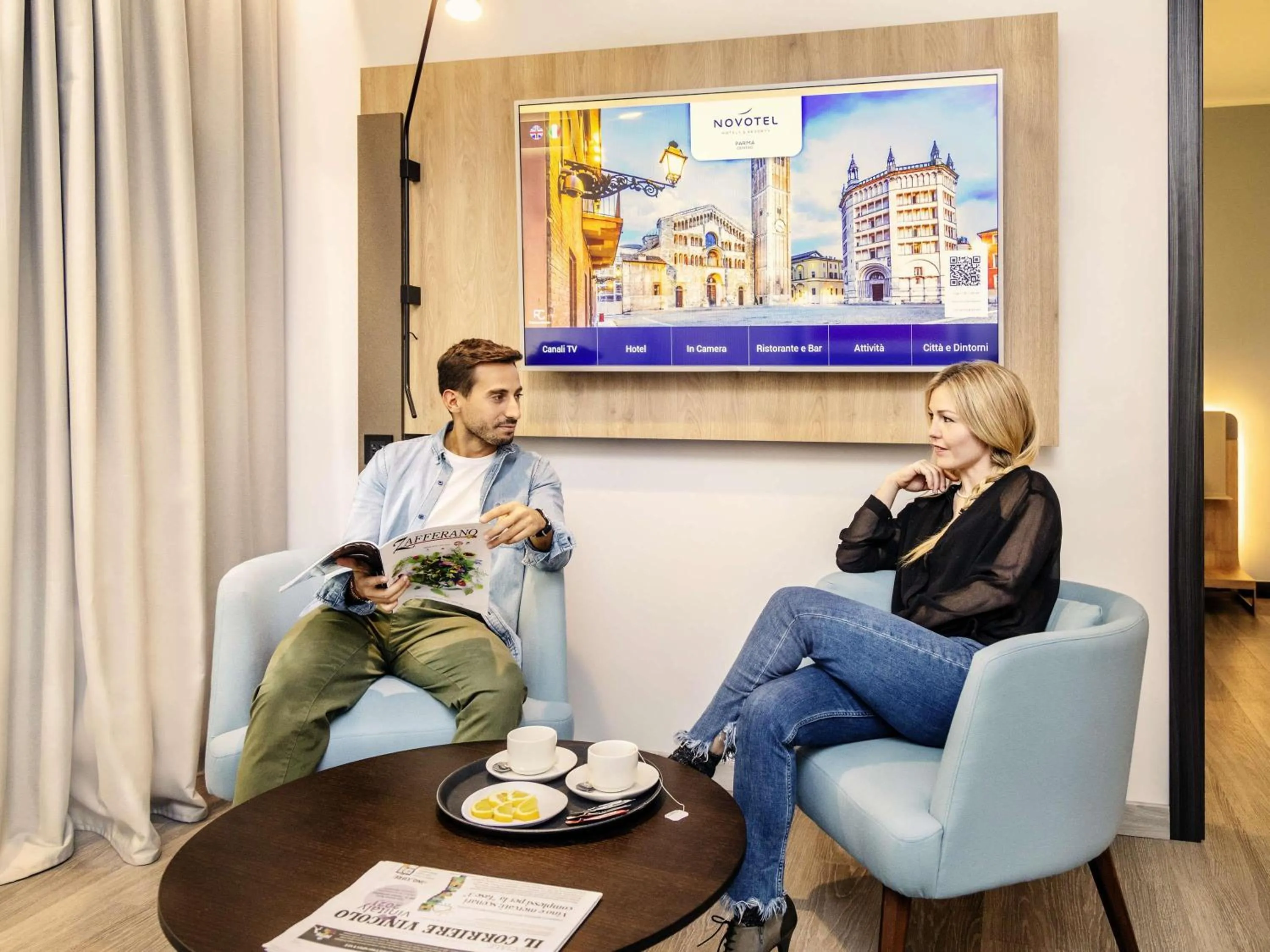 Bedroom in Novotel Parma Centro