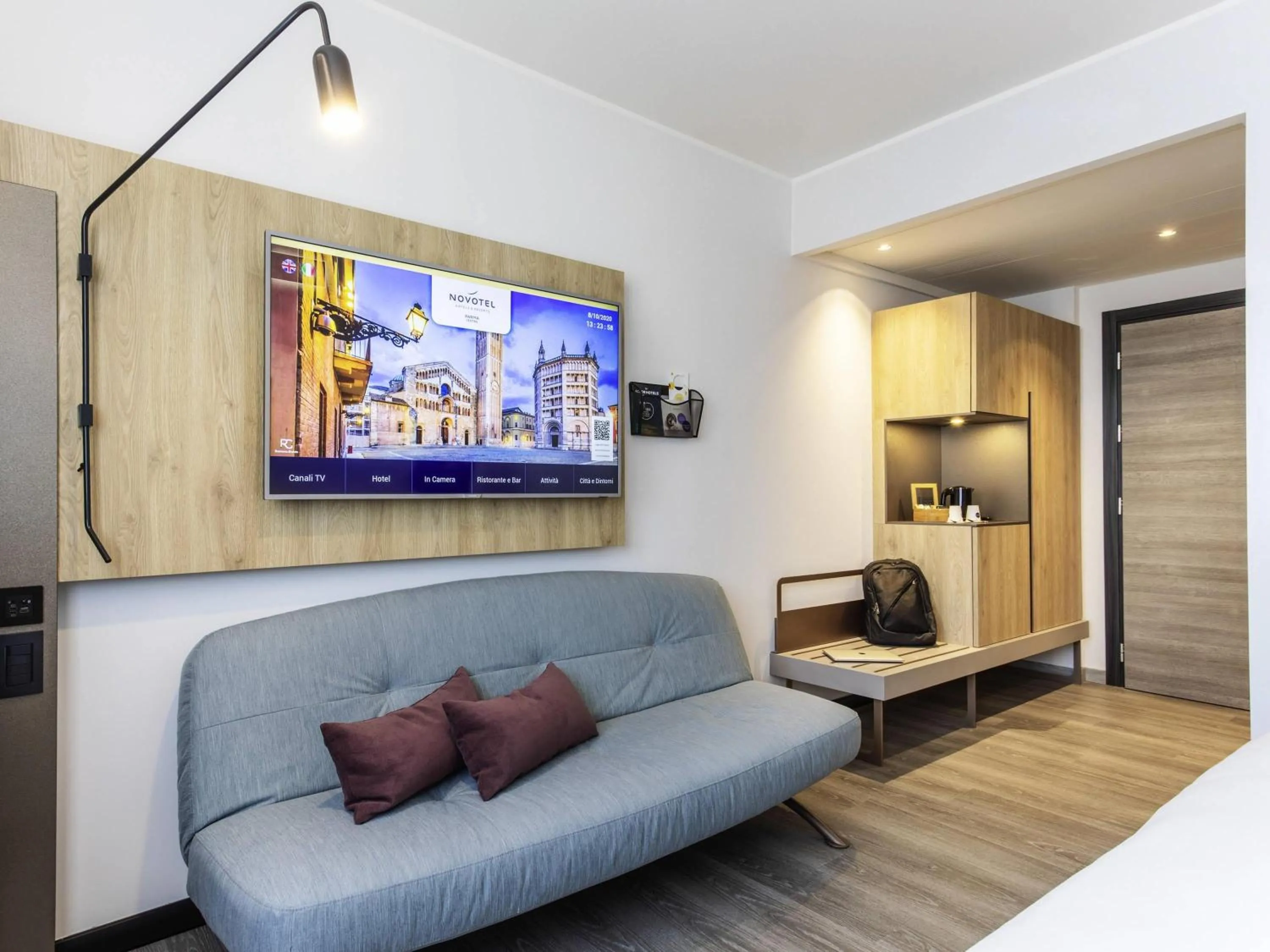 Bedroom, Bed in Novotel Parma Centro