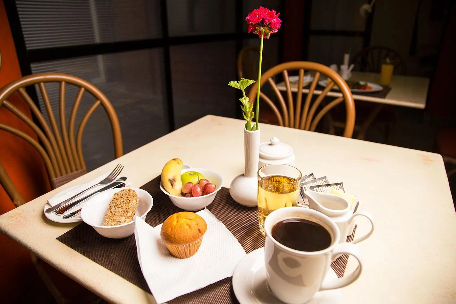 Continental breakfast in Njema Court Apartment