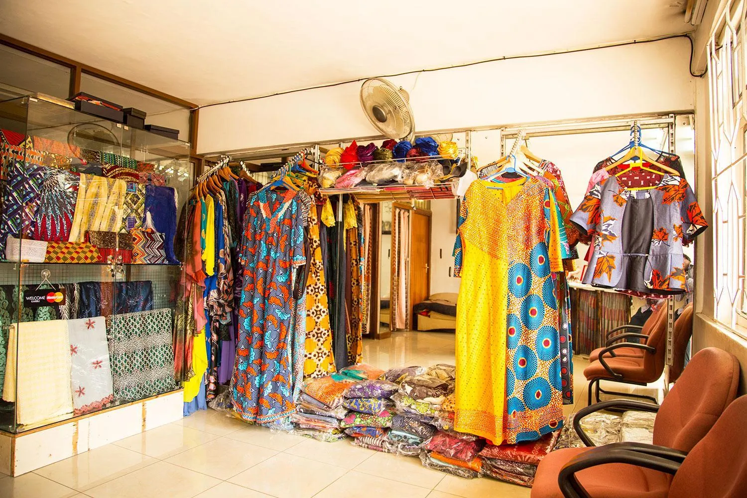 On-site shops in Njema Court Apartment