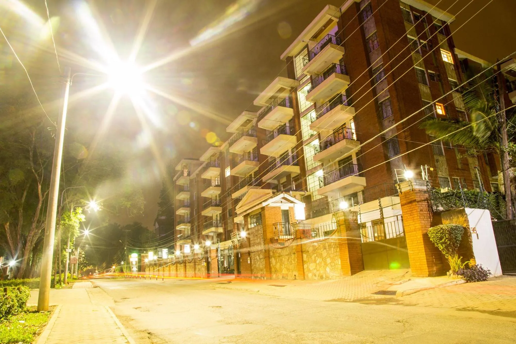 Facade/entrance in Njema Court Apartment