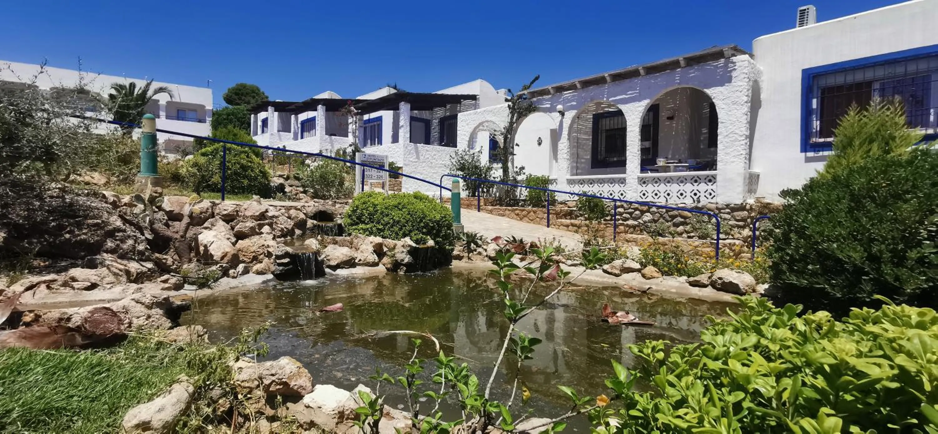 Garden view in Hotel Puntazo II
