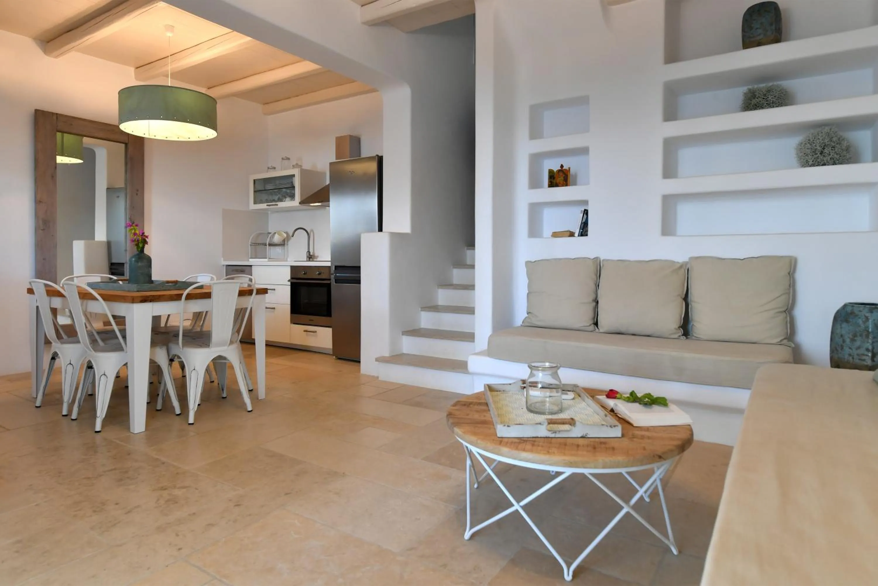 Kitchen or kitchenette in Kalypso Villas