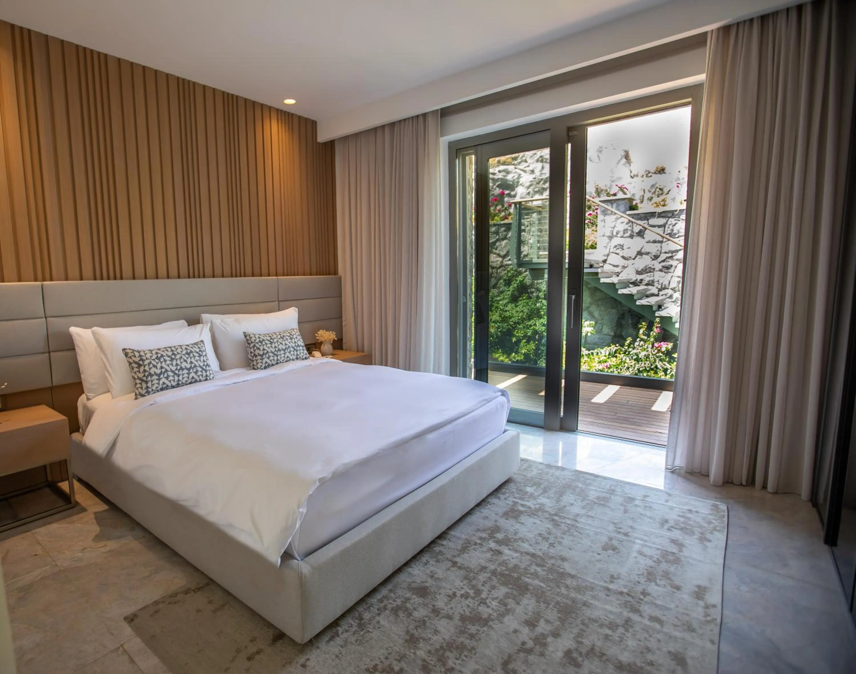 Bed in METT Hotel & Beach Resort Bodrum