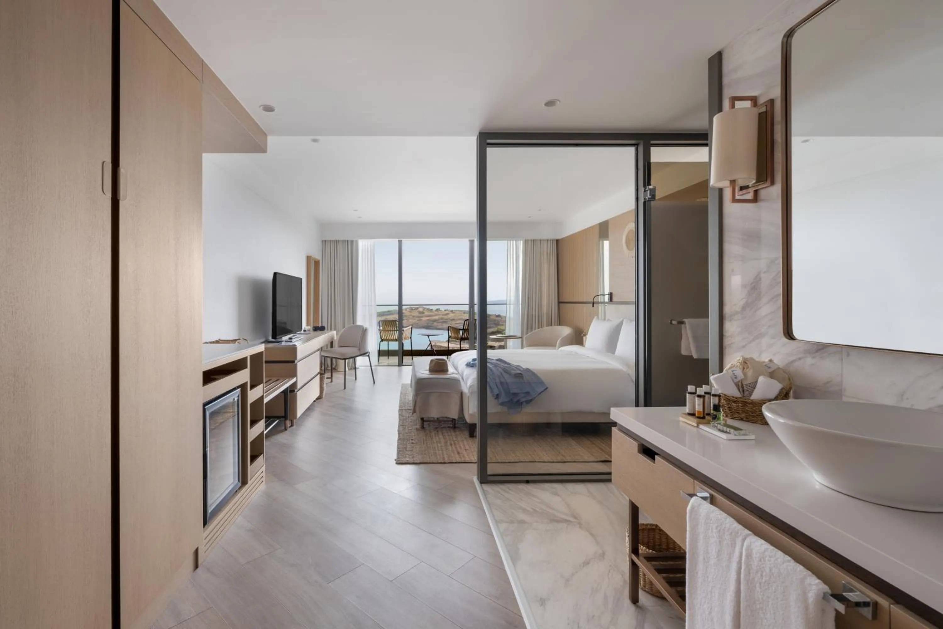 Sea view, Bed in METT Hotel & Beach Resort Bodrum