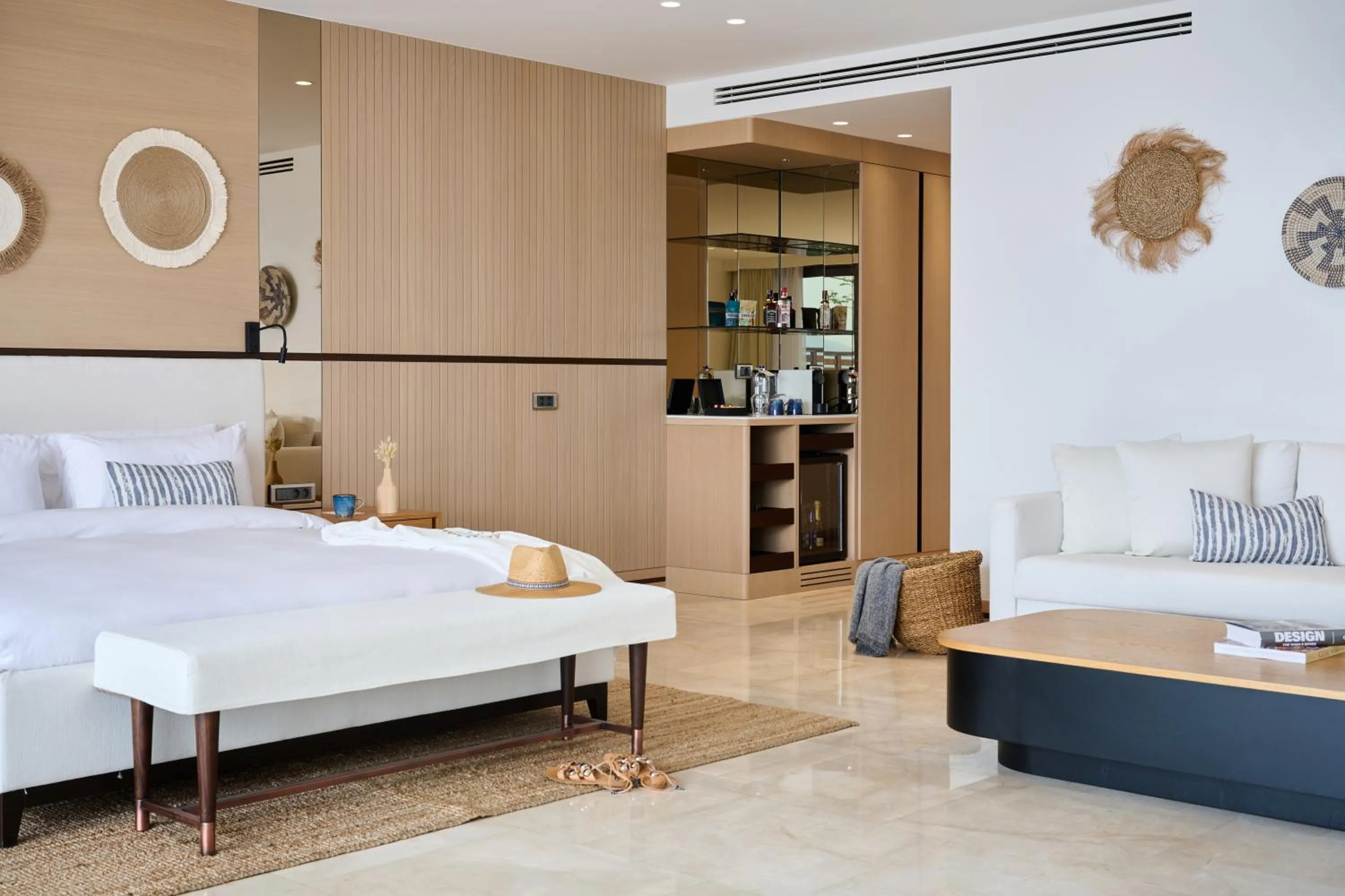 Bed in METT Hotel & Beach Resort Bodrum