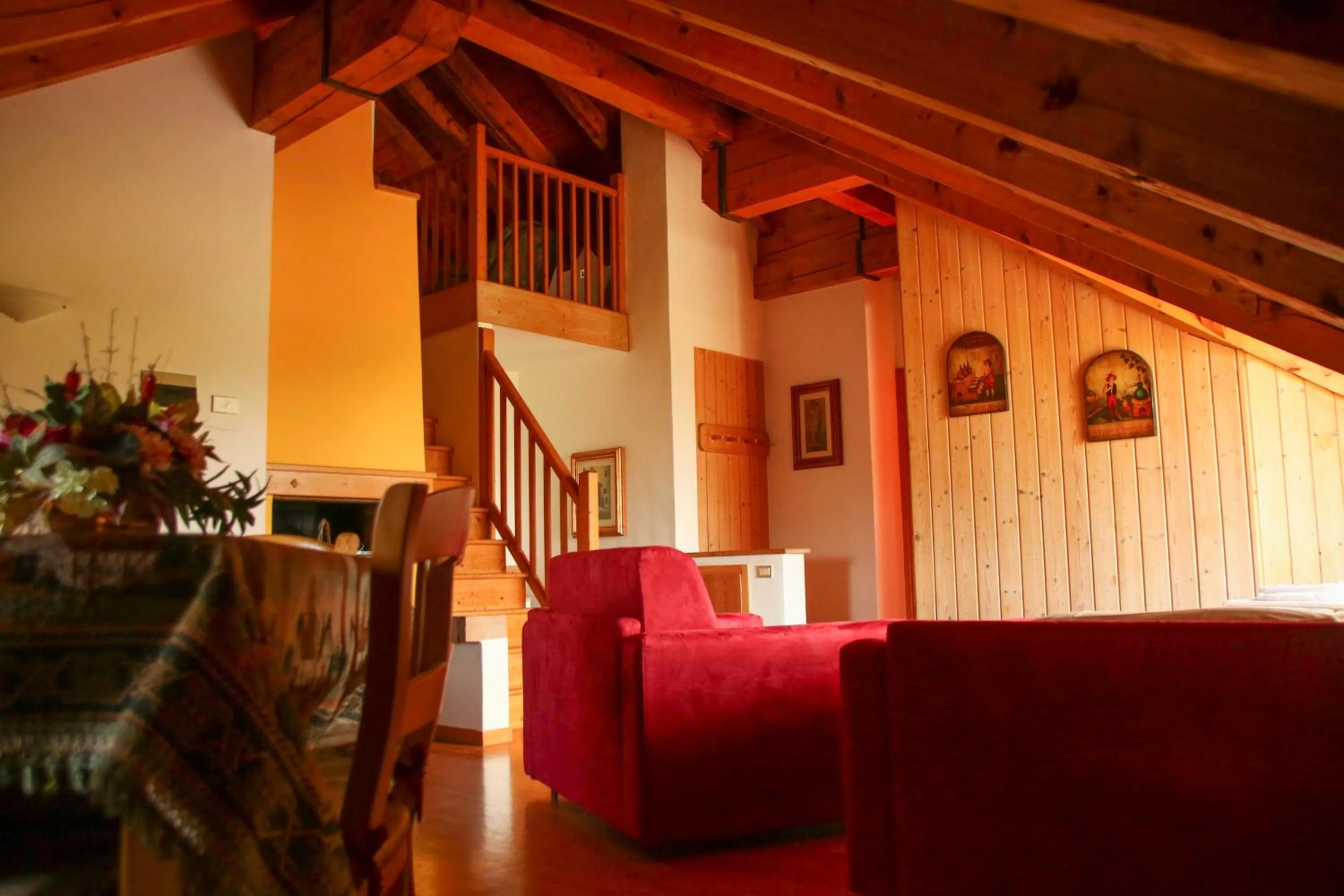 Living room in Locanda Aurora B&B