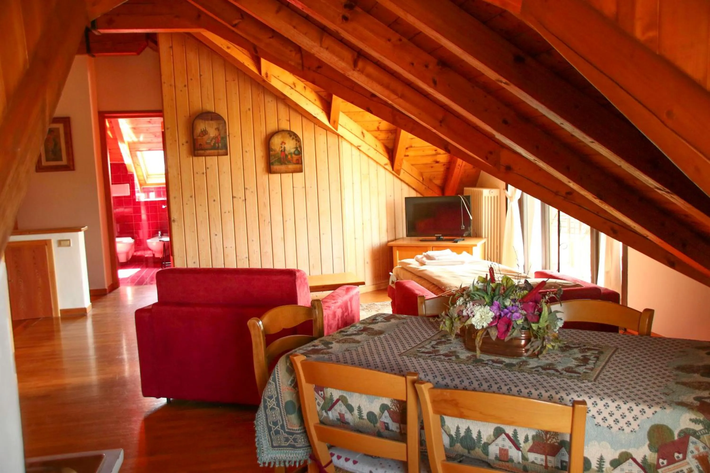 Living room in Locanda Aurora B&B