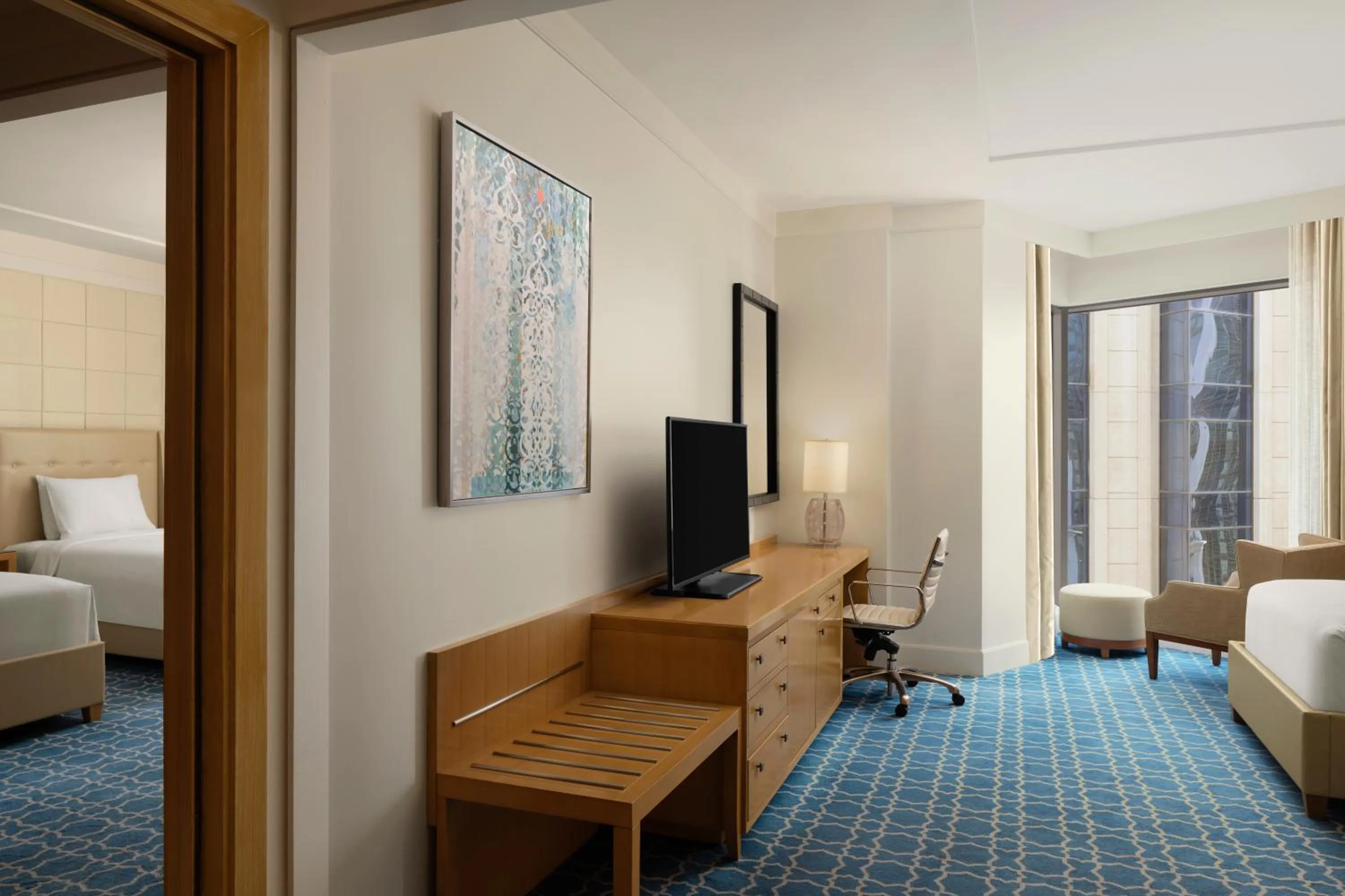 Bed in Hilton Hotel & Convention Jabal Omar Makkah