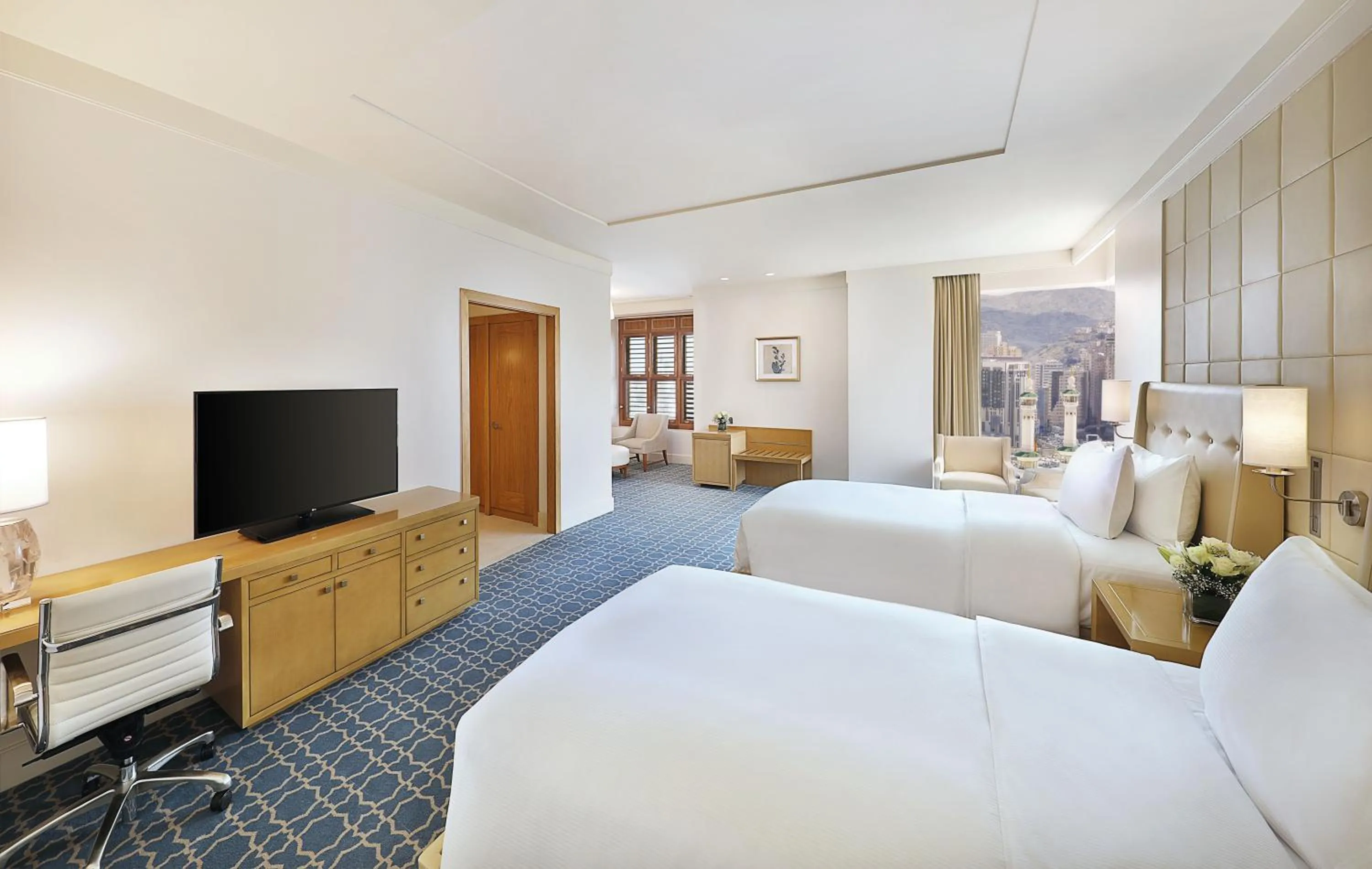 Bed in Hilton Hotel & Convention Jabal Omar Makkah