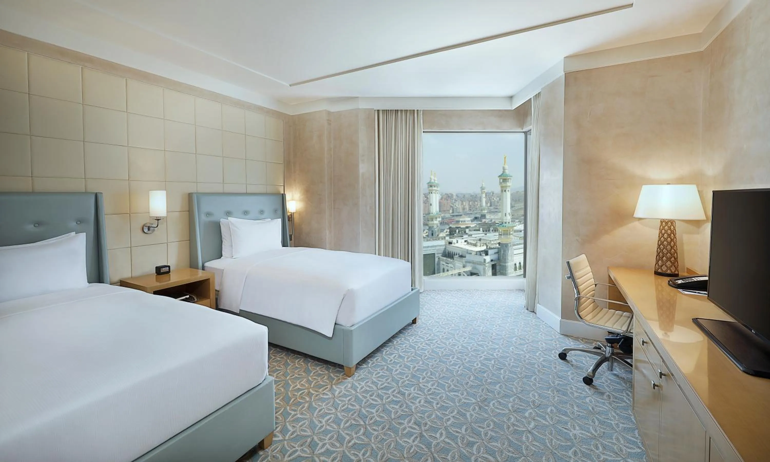 Bed in Hilton Hotel & Convention Jabal Omar Makkah
