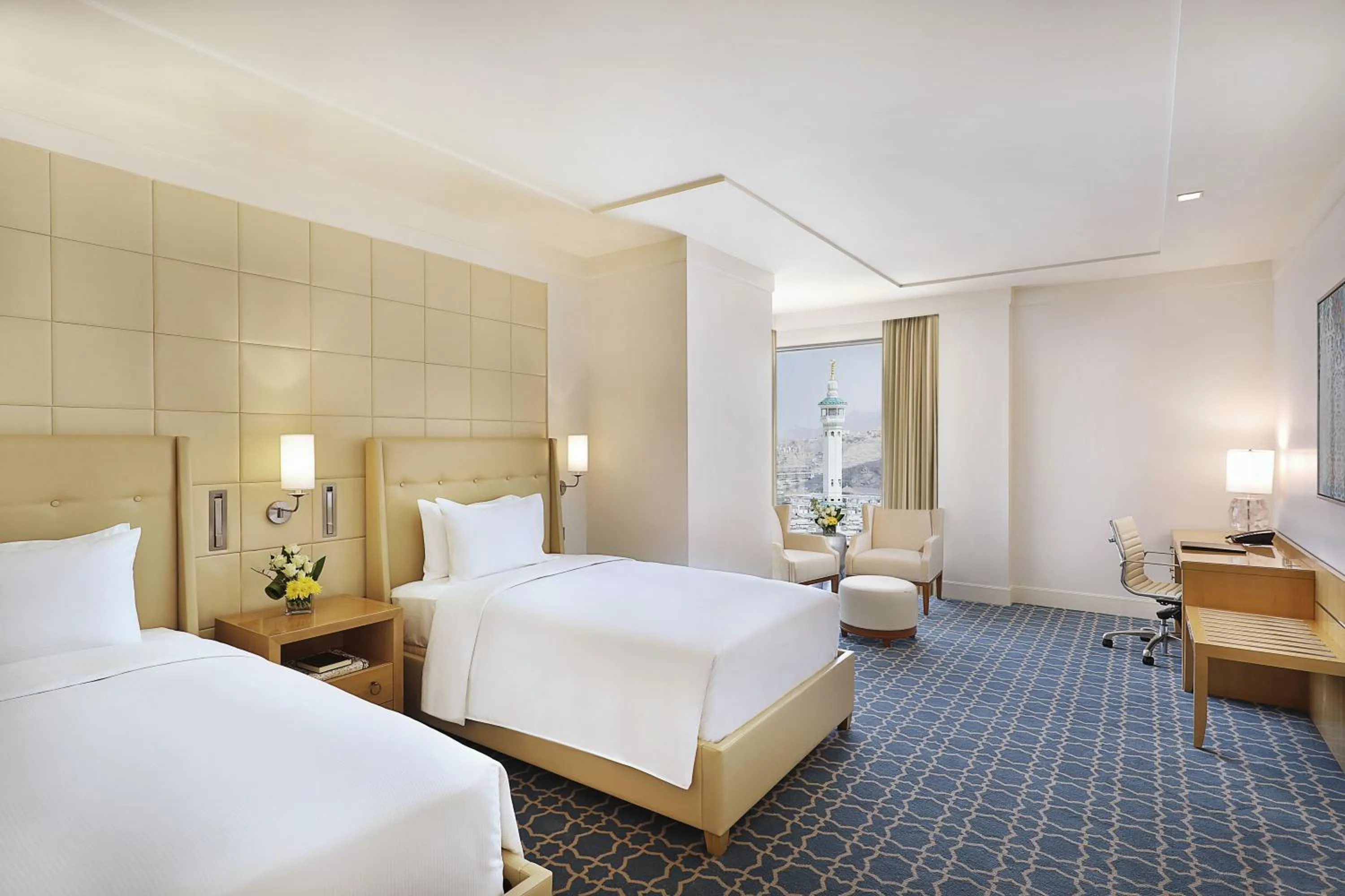 Bed in Hilton Hotel & Convention Jabal Omar Makkah