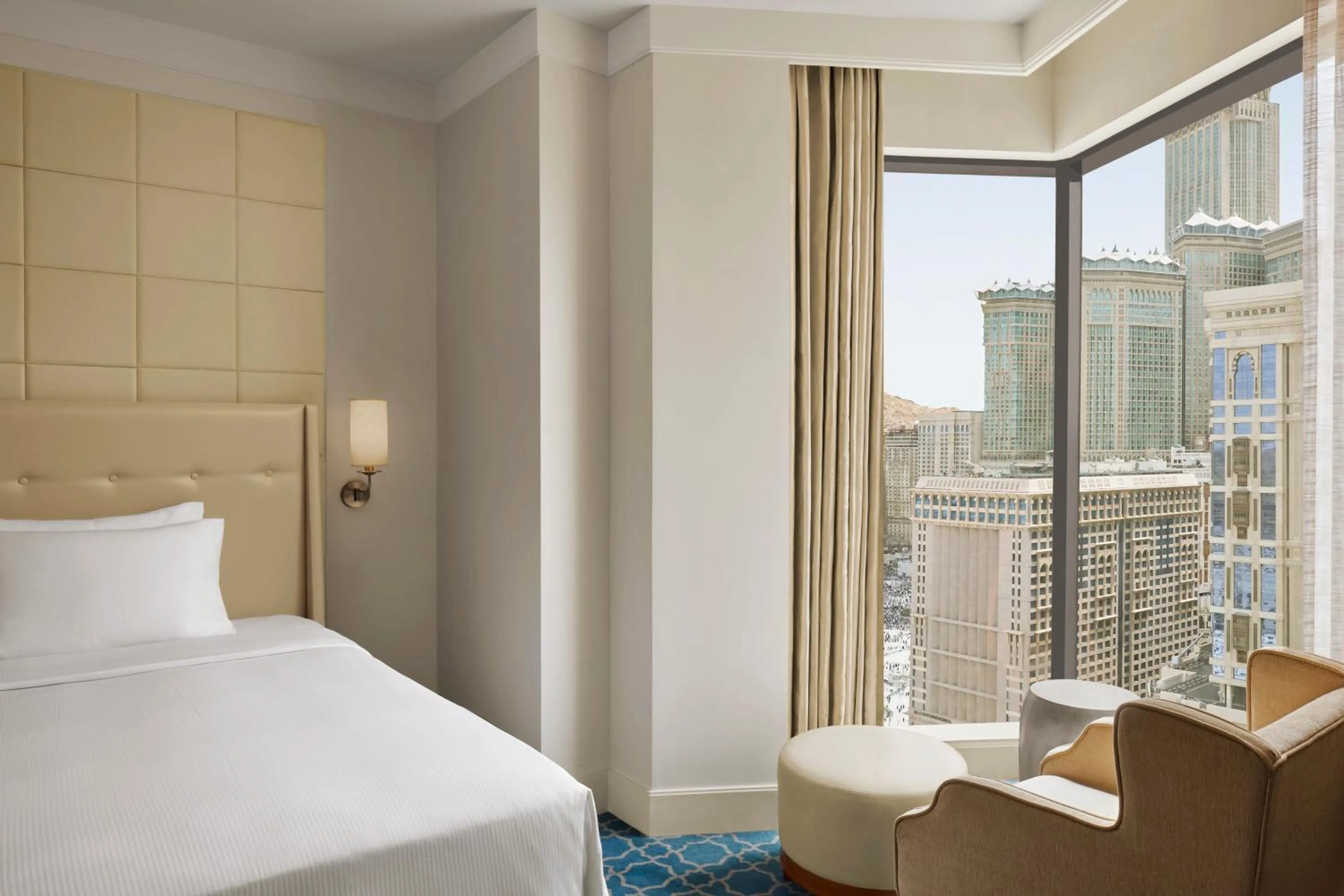 Bed in Hilton Hotel & Convention Jabal Omar Makkah