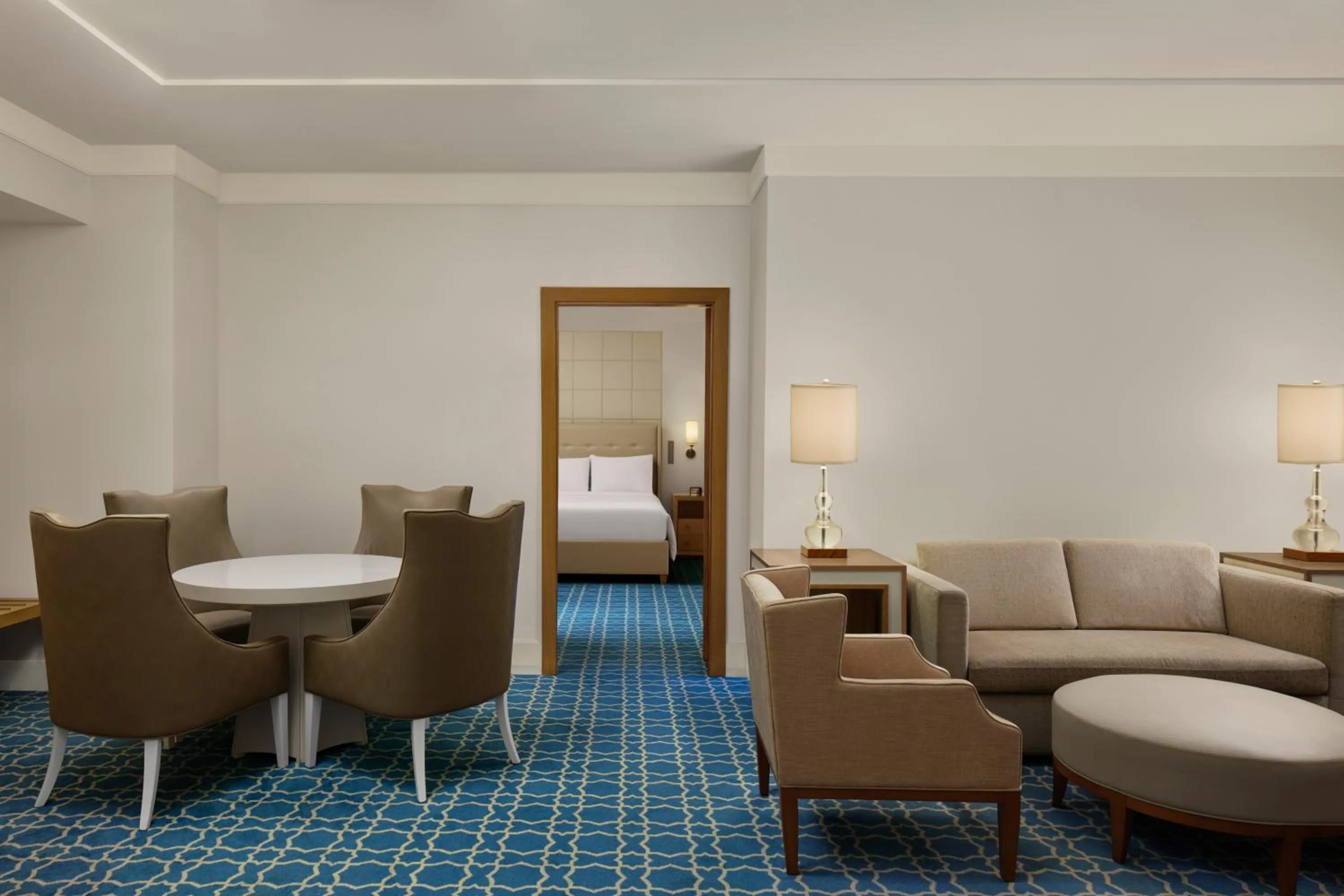 Seating area in Hilton Hotel & Convention Jabal Omar Makkah