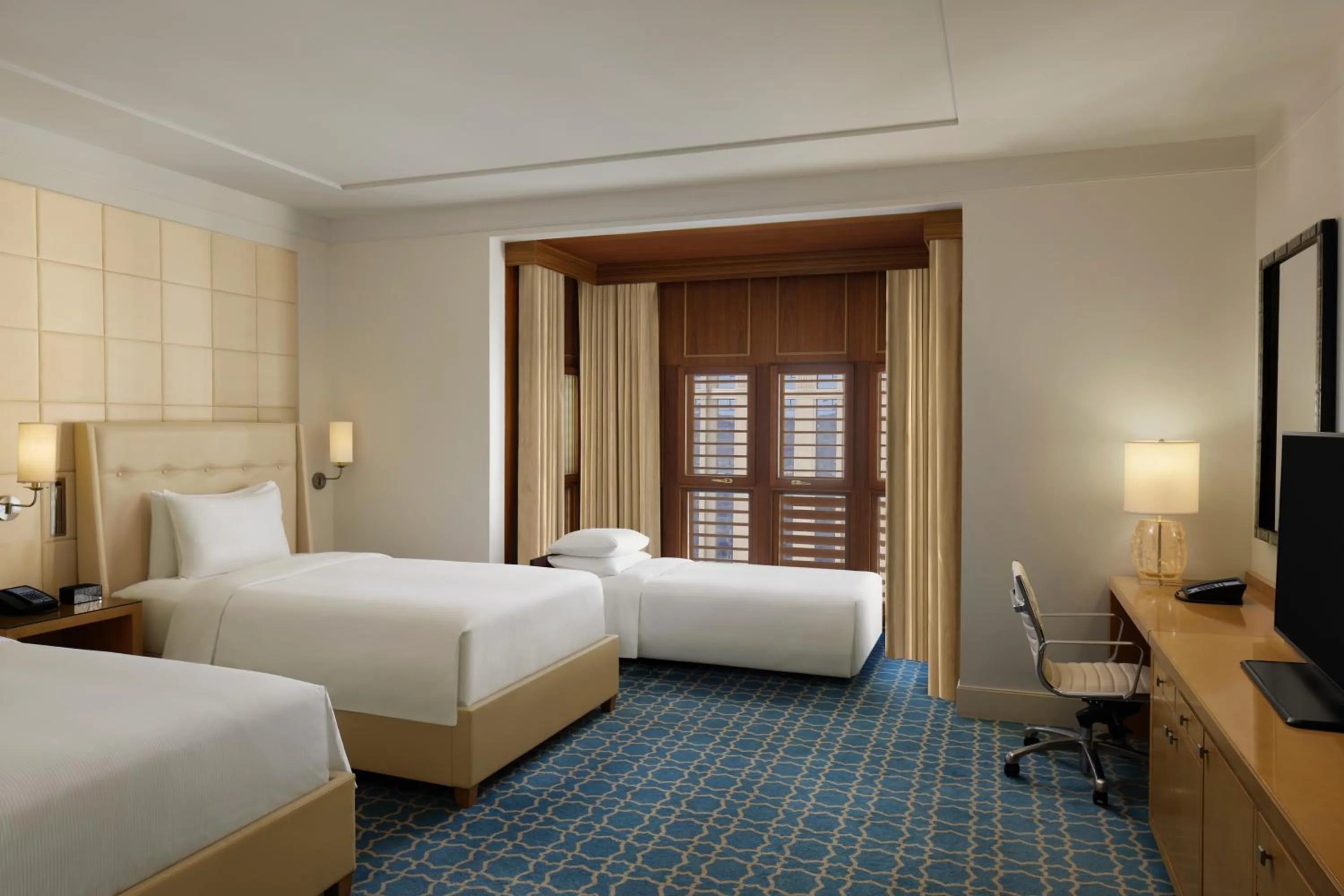 Bed in Hilton Hotel & Convention Jabal Omar Makkah