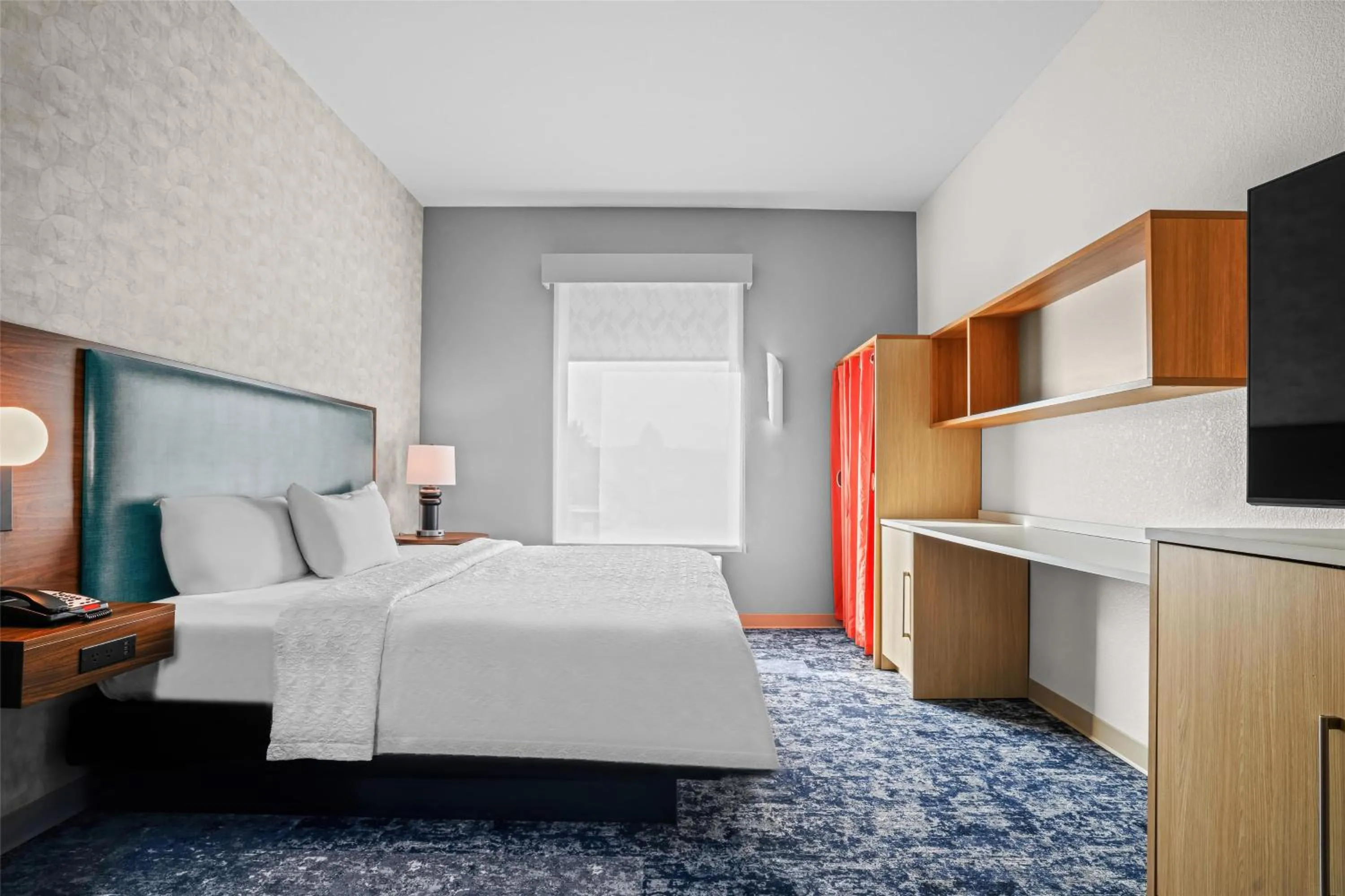 Bed in Home2 Suites By Hilton Pigeon Forge