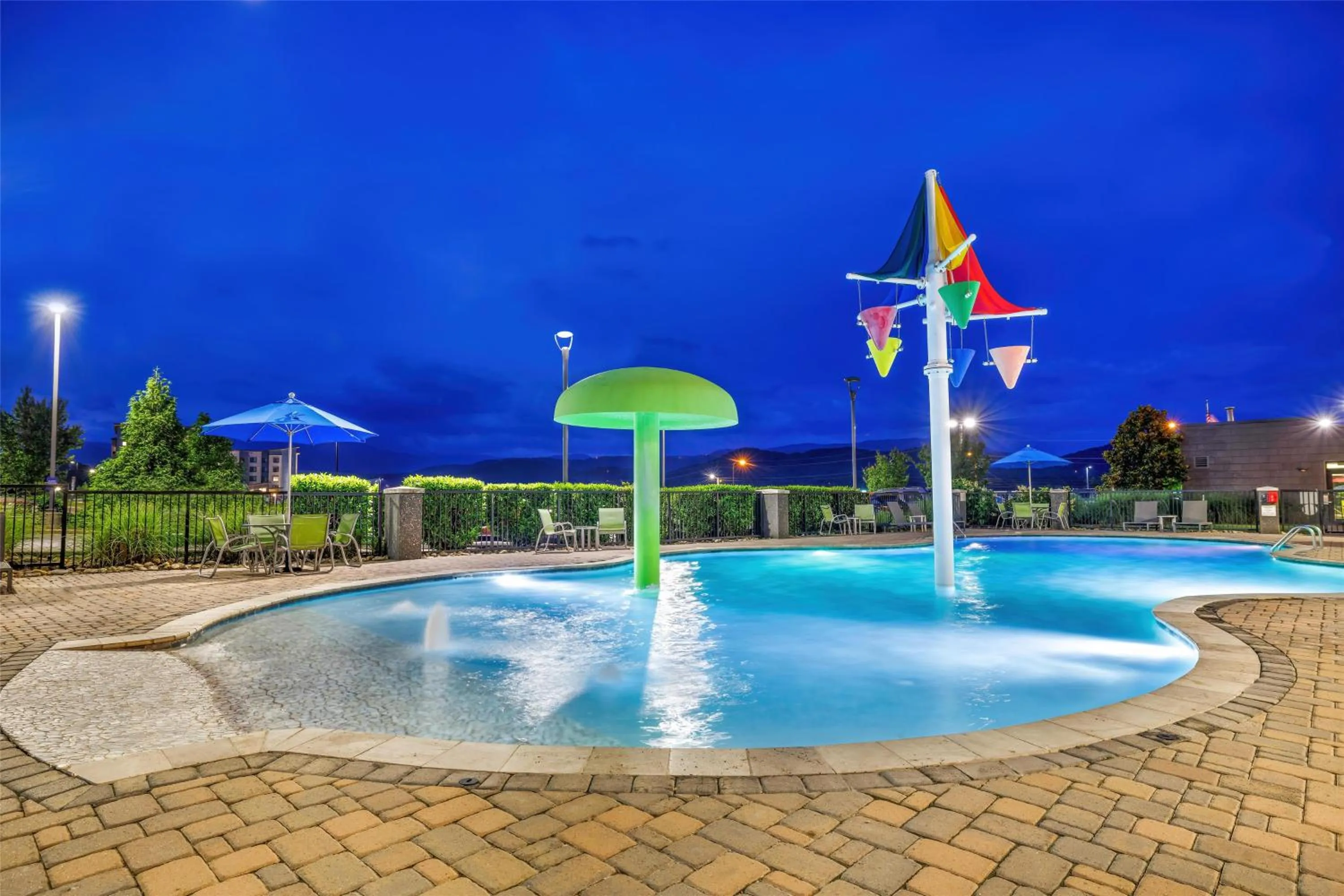 Pool view in Home2 Suites By Hilton Pigeon Forge
