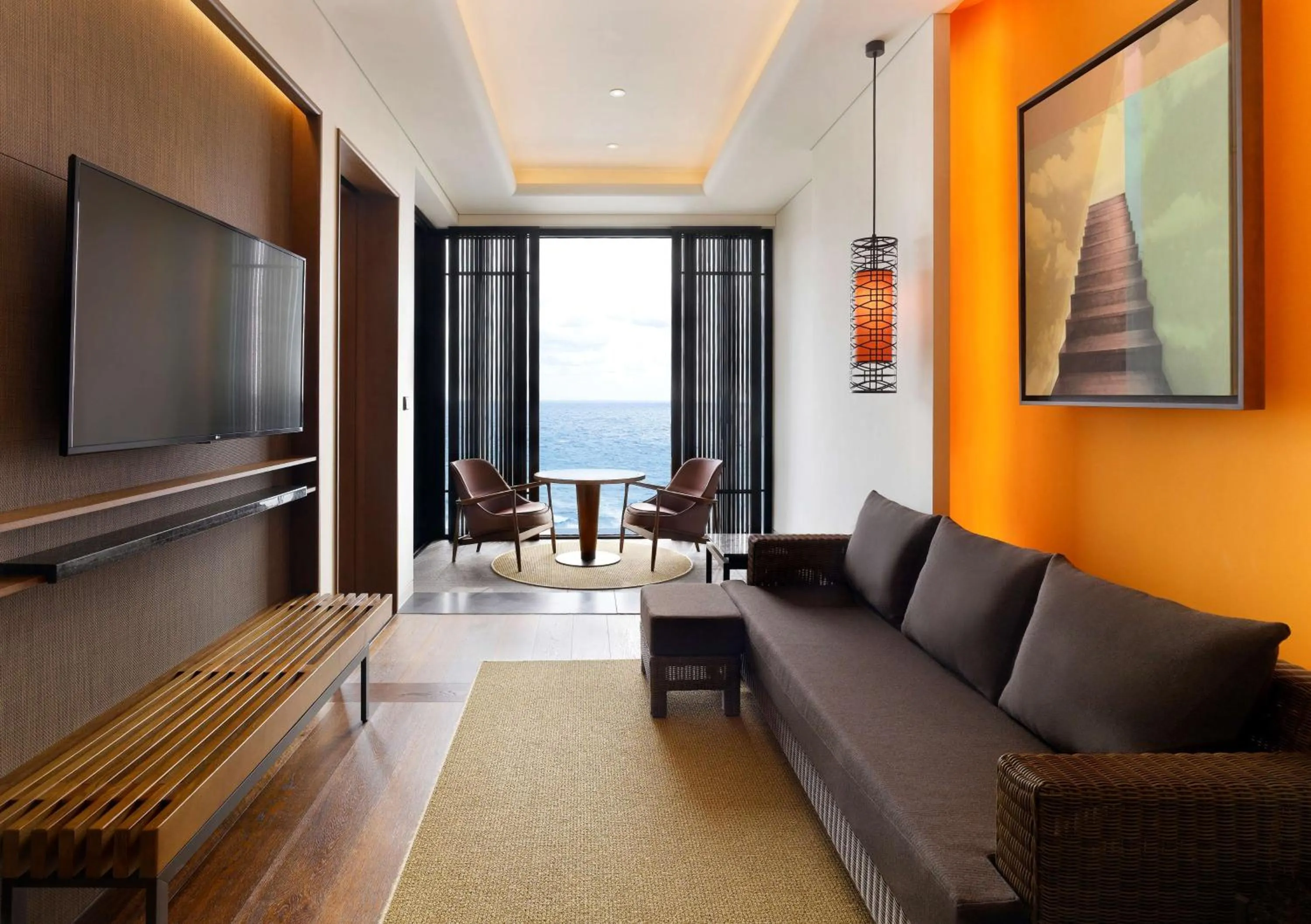 Living room in Ananti at Busan Cove