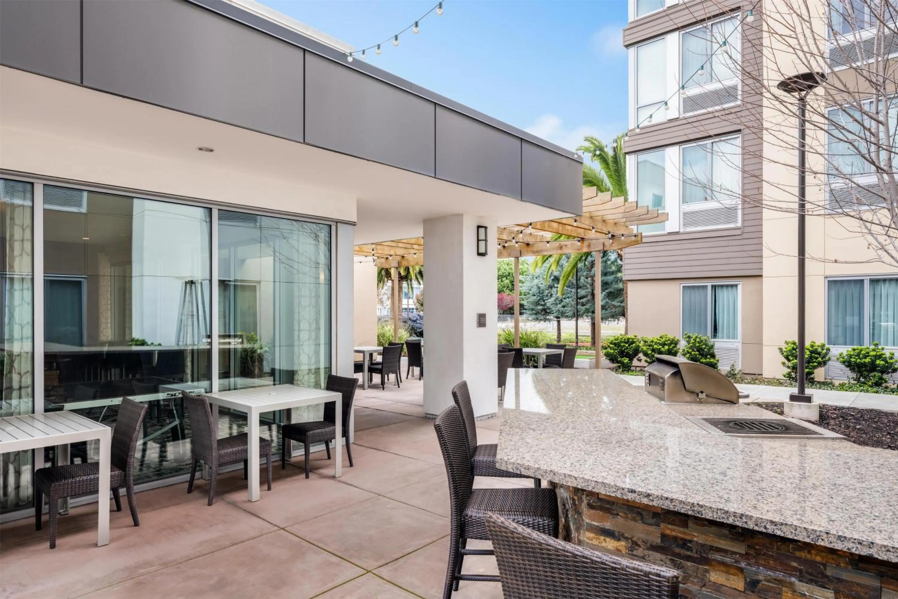 Patio in Homewood Suites By Hilton San Jose Santa Clara