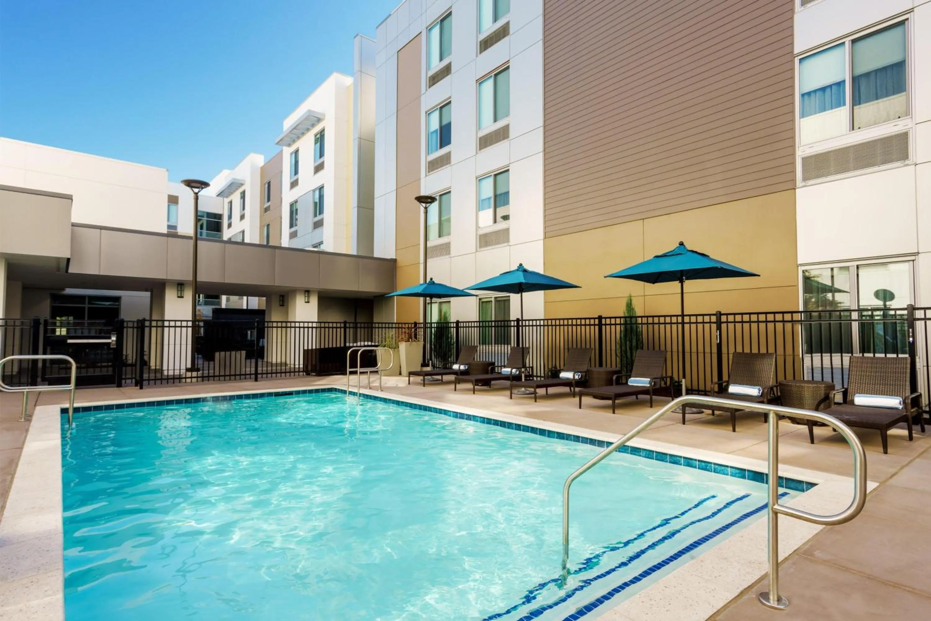 Pool view in Homewood Suites By Hilton San Jose Santa Clara