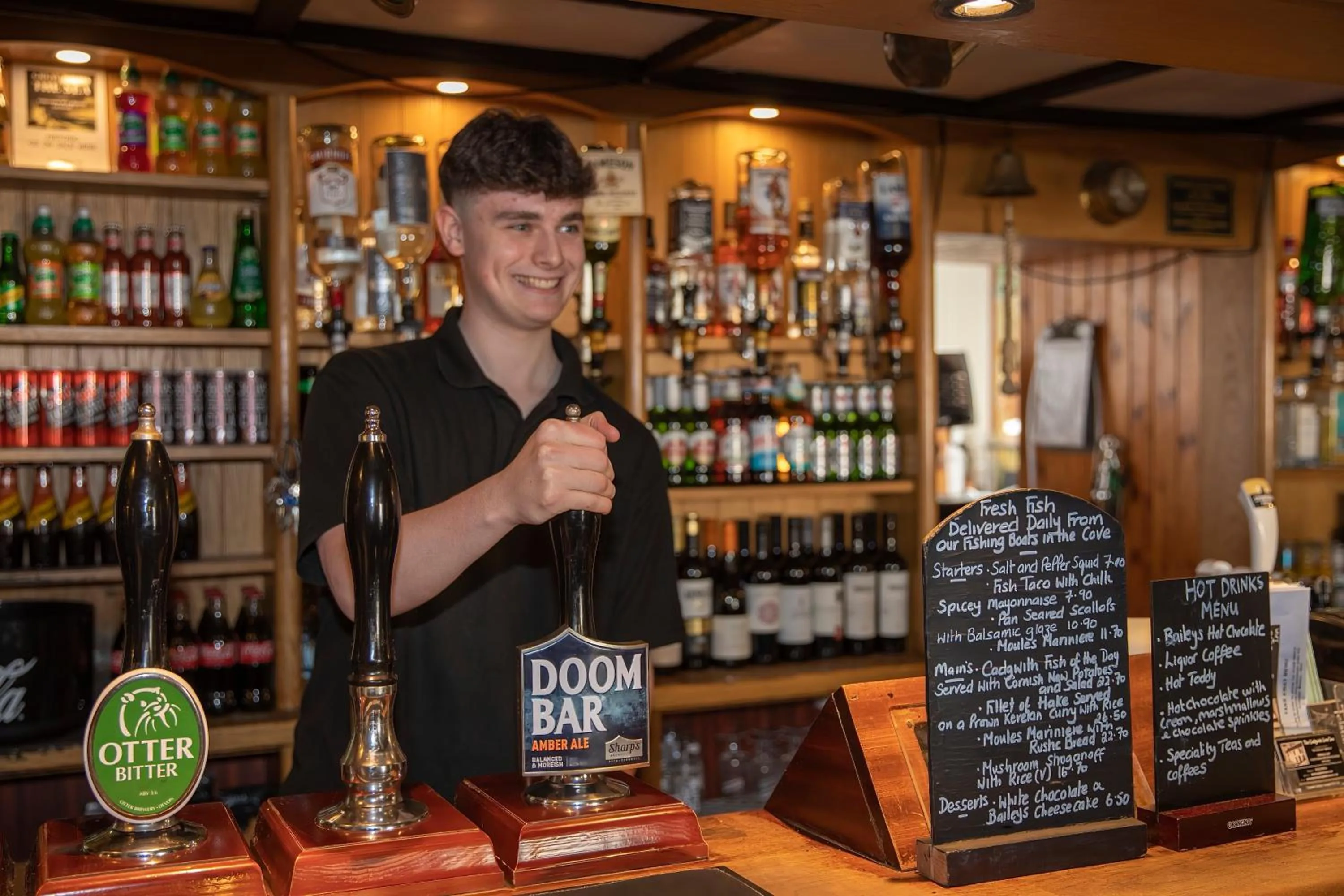 Staff in Cadgwith Cove Inn