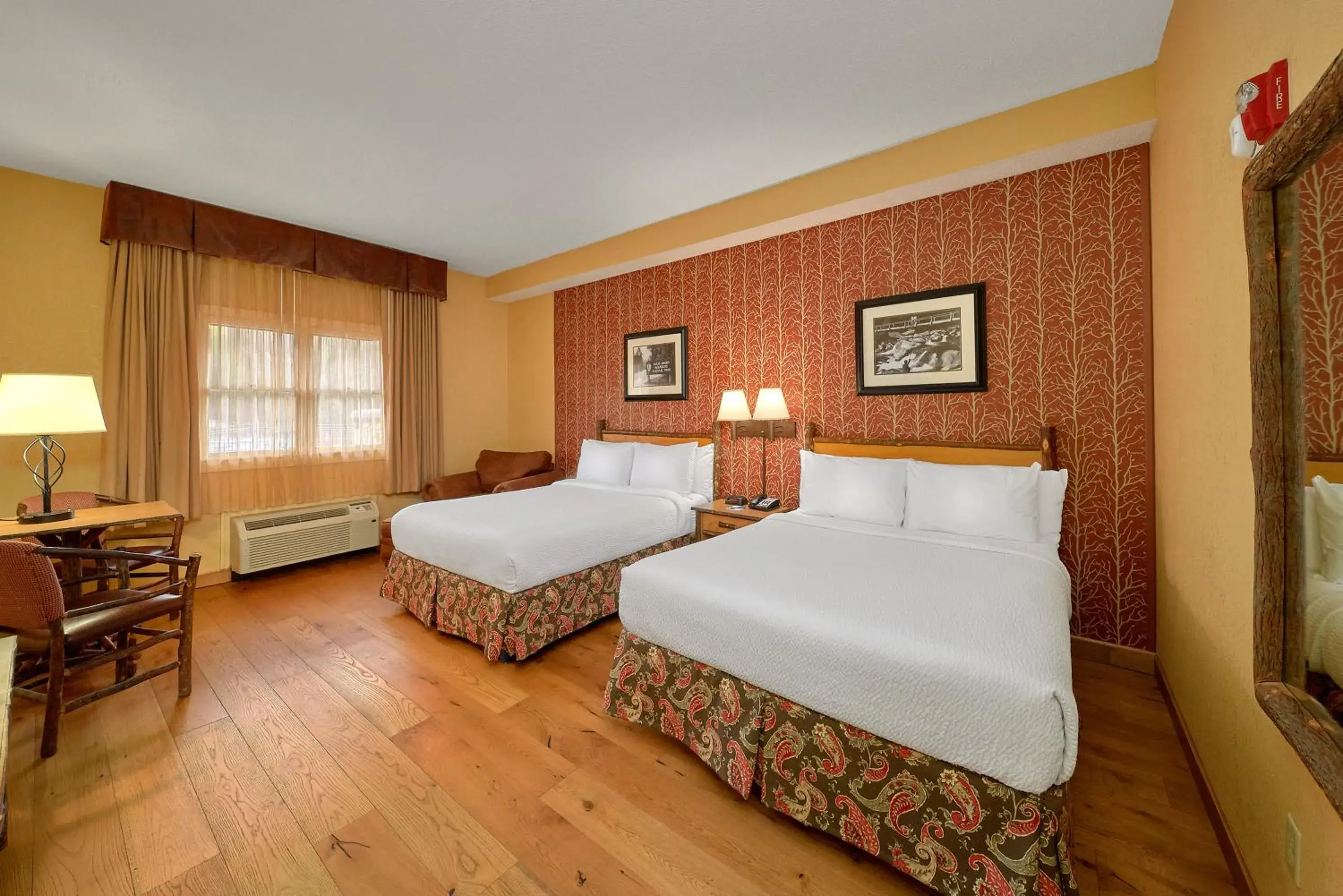 Two Queen Room in Bearskin Lodge on the River Two Queen Room in Bearskin Lodge on the River