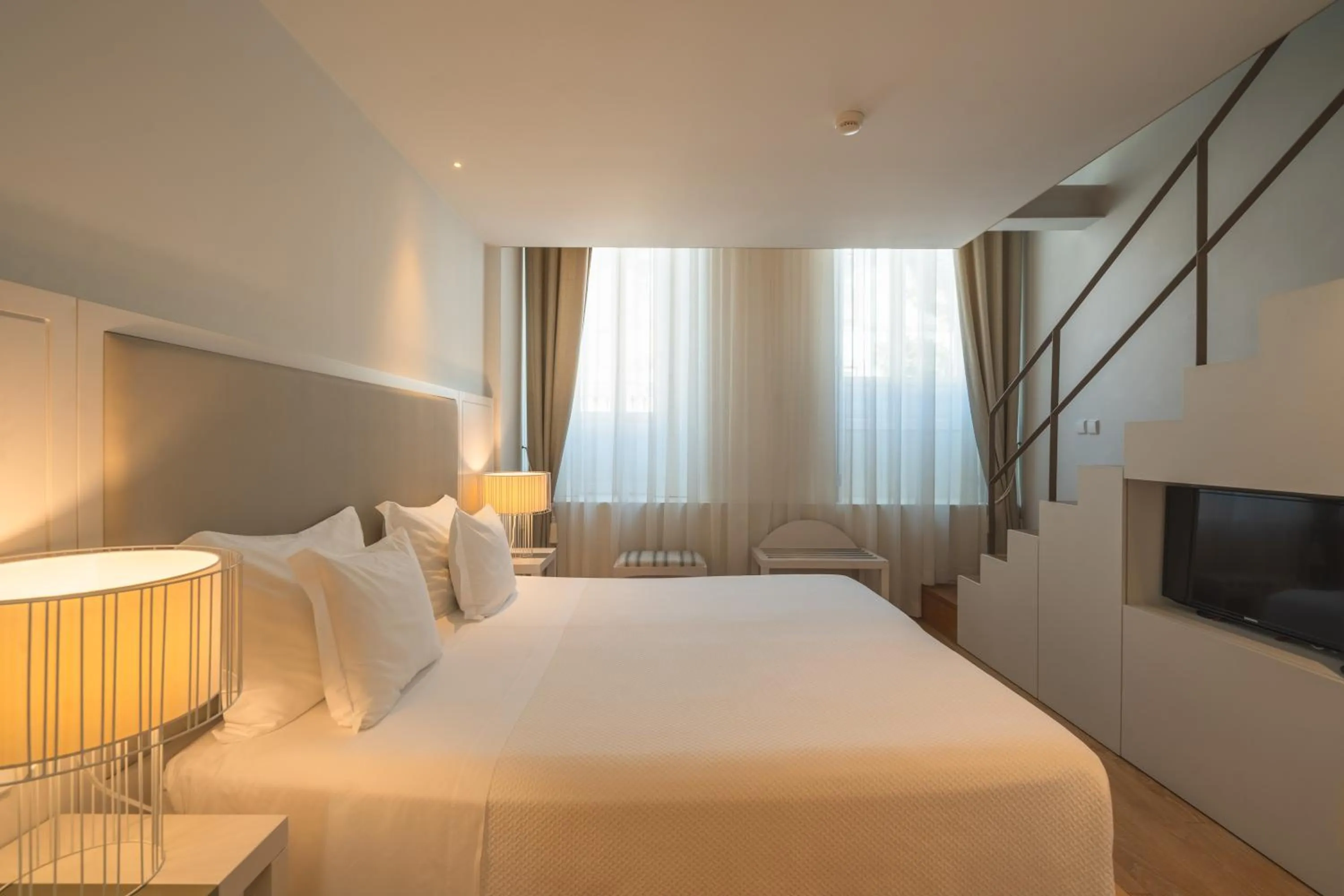 Bed in Burgus Tribute & Design Hotel