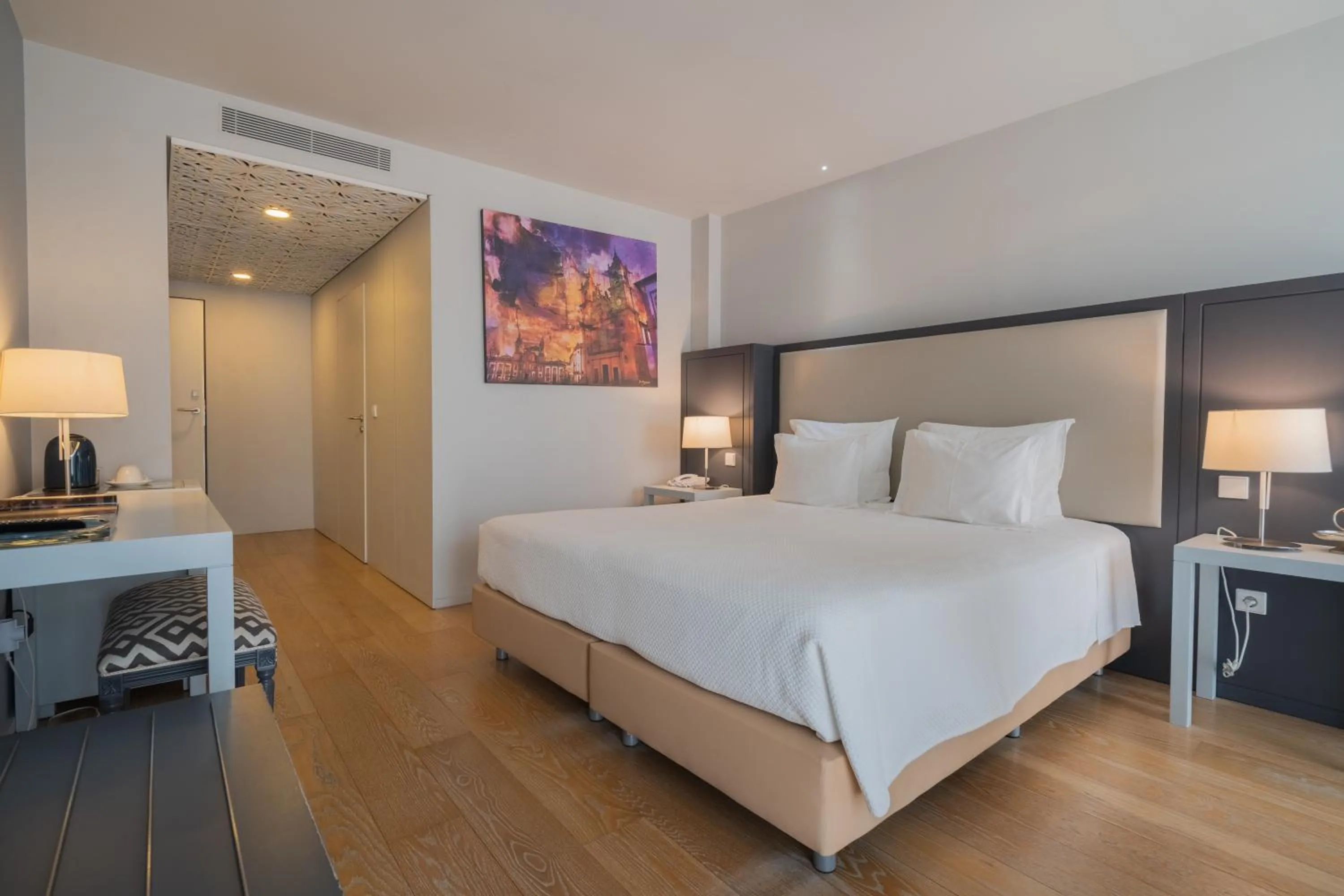 Bed in Burgus Tribute & Design Hotel