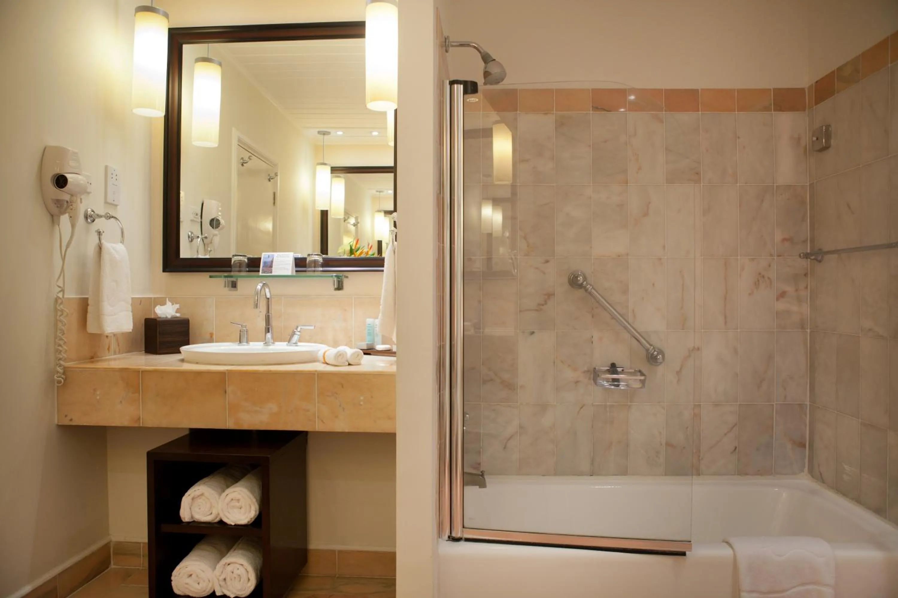Shower in Tamarind by Elegant Hotels - All-Inclusive
