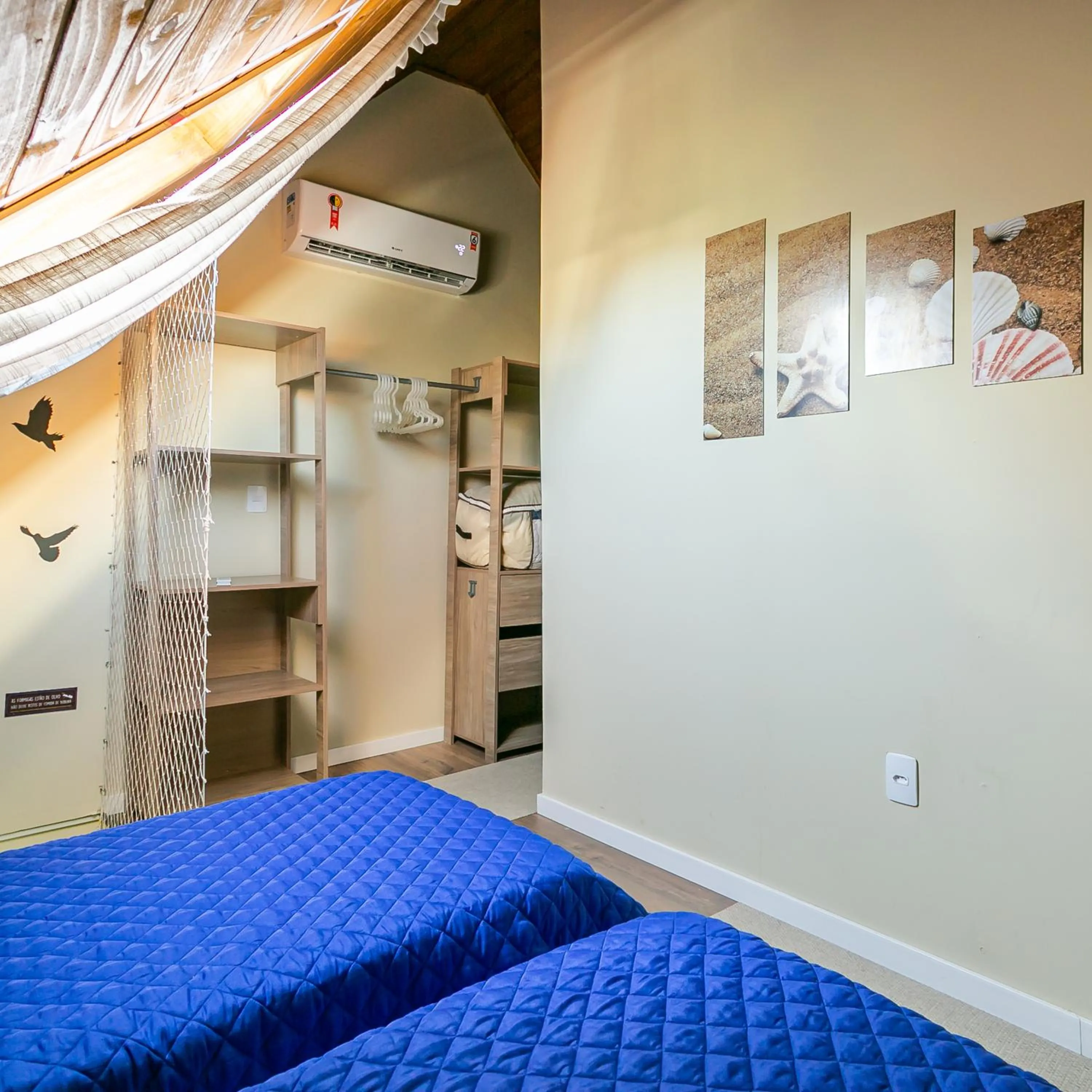 Bed in Penareia Floripa Beach Hotel