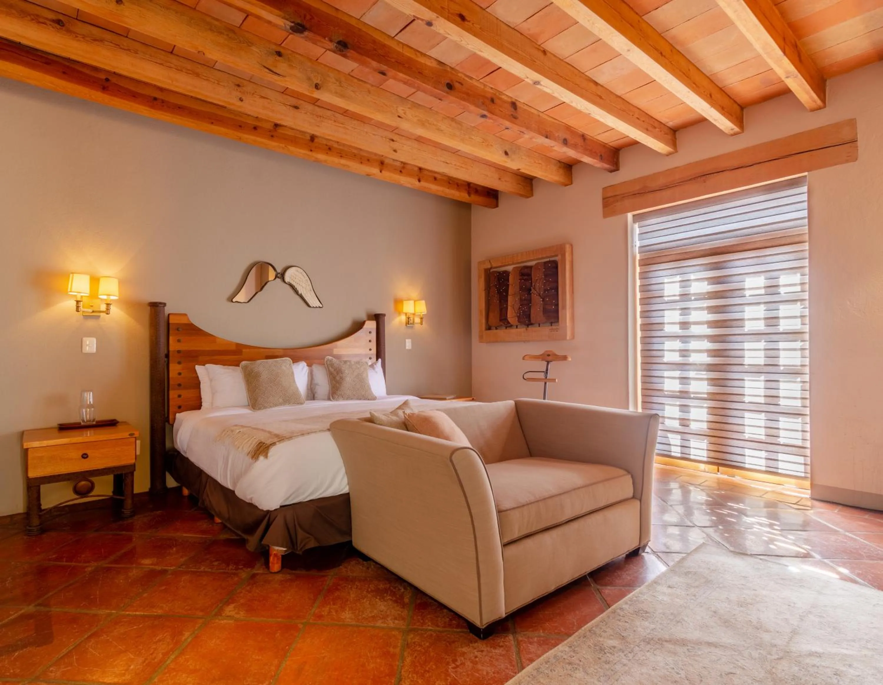 Bed in Hotel Camino de Vinos