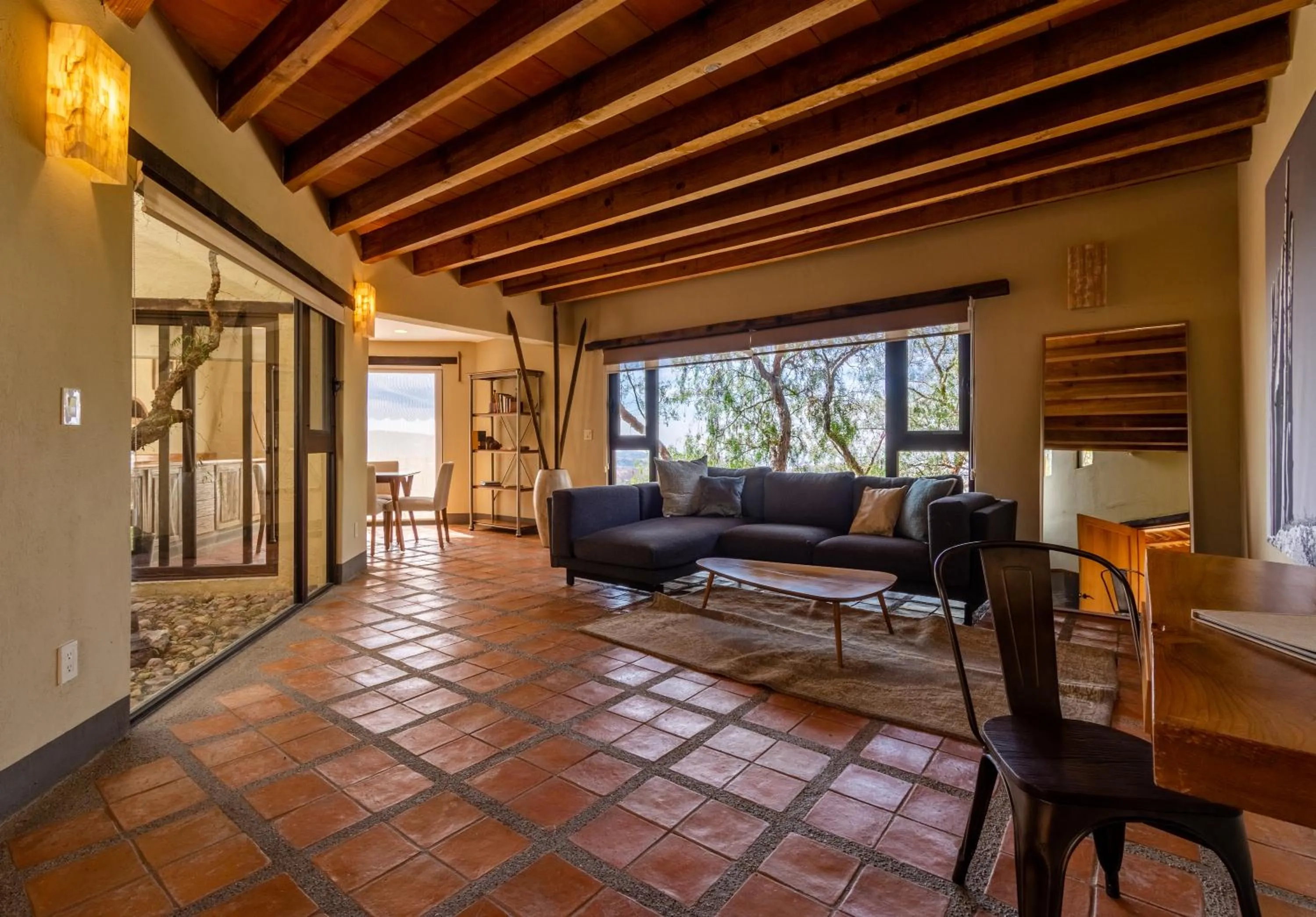 Seating area in Hotel Camino de Vinos
