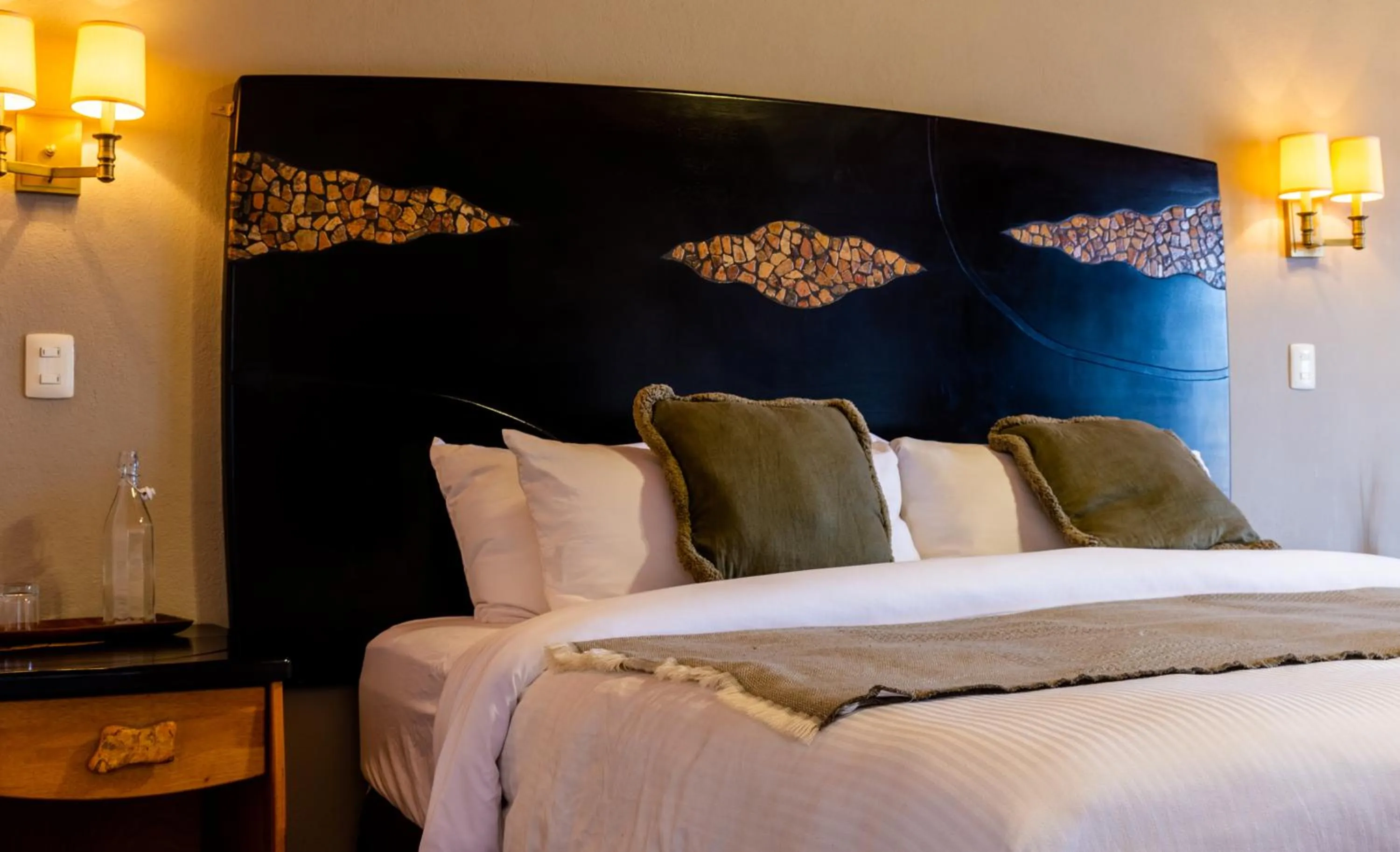 Bed in Hotel Camino de Vinos