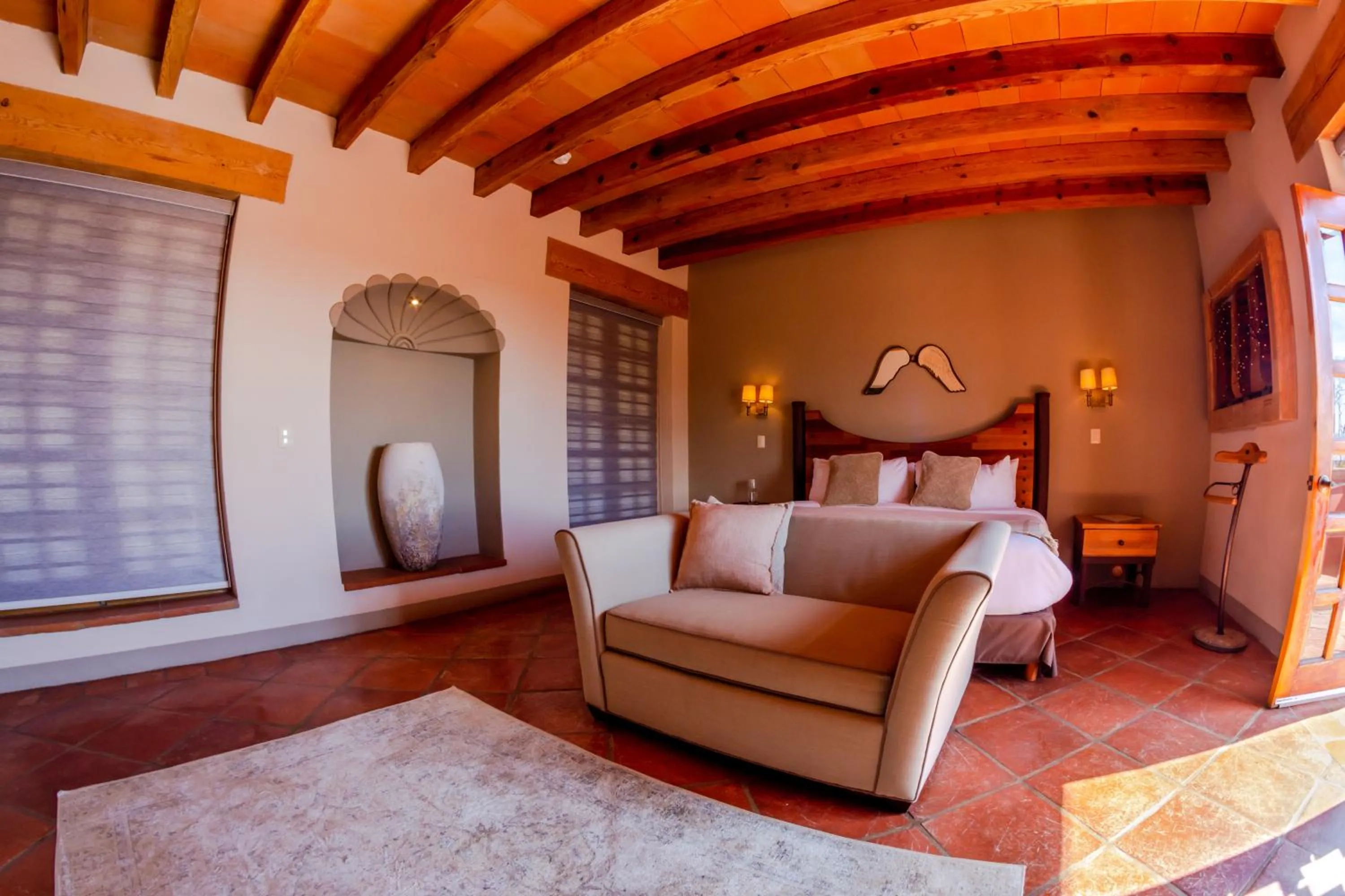 Bed in Hotel Camino de Vinos