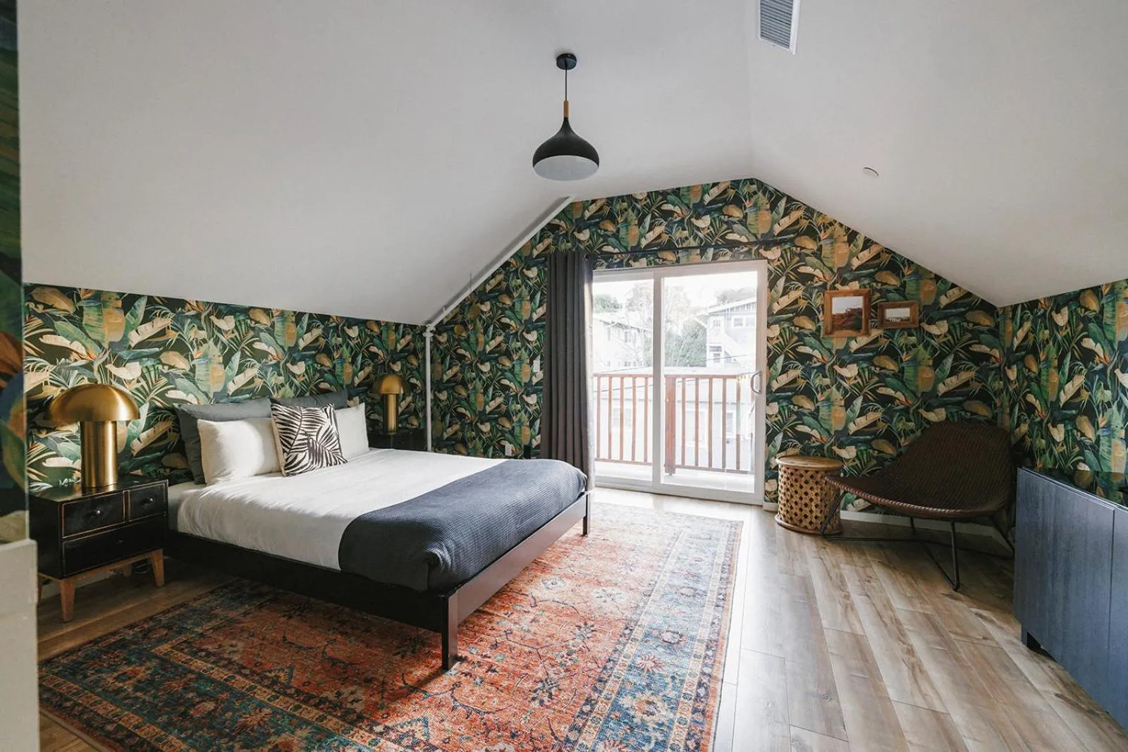 Bed in Noon on Sunset Hill