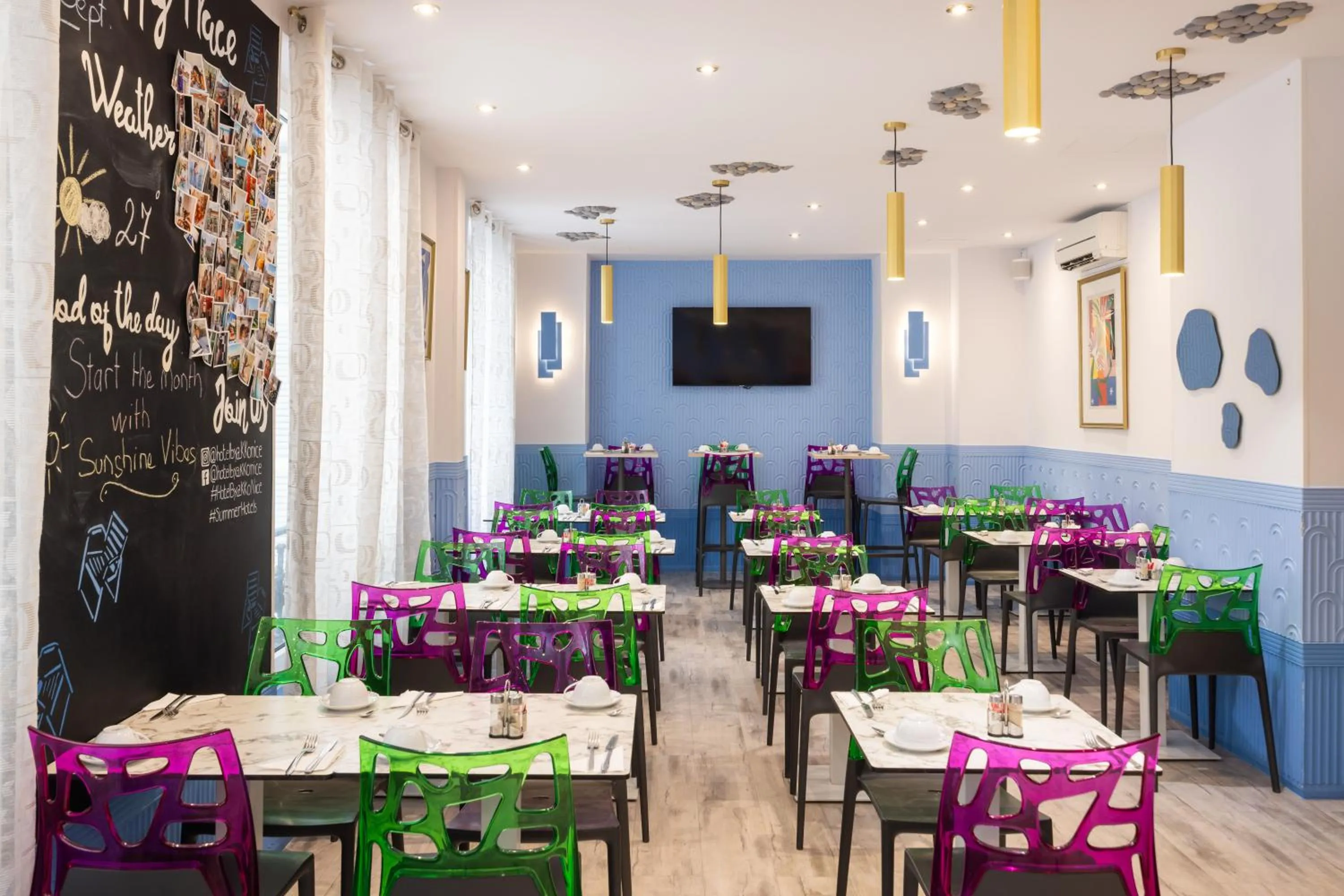 Restaurant/places to eat in Hôtel Byakko Nice